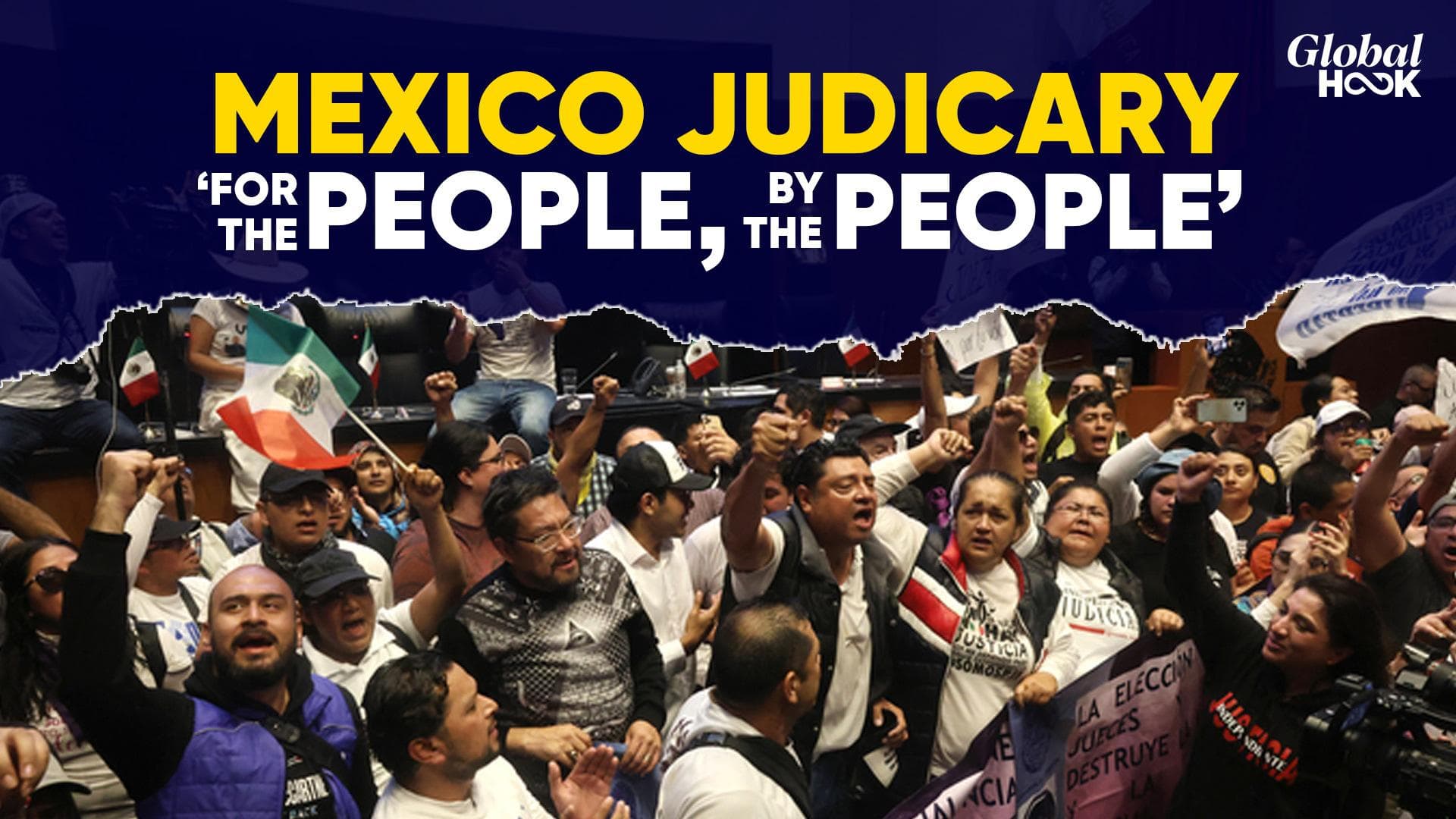 Protesters Storm Mexico Senate, Face-Off With Cops Over Law Allowing Voters To Elect Judges