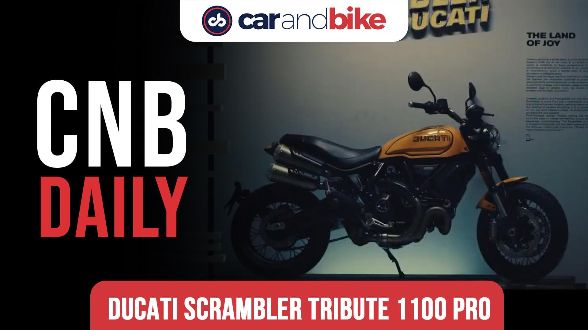 2022 Ducati Scrambler Tribute 1100 Pro Launched In India; Check price and features