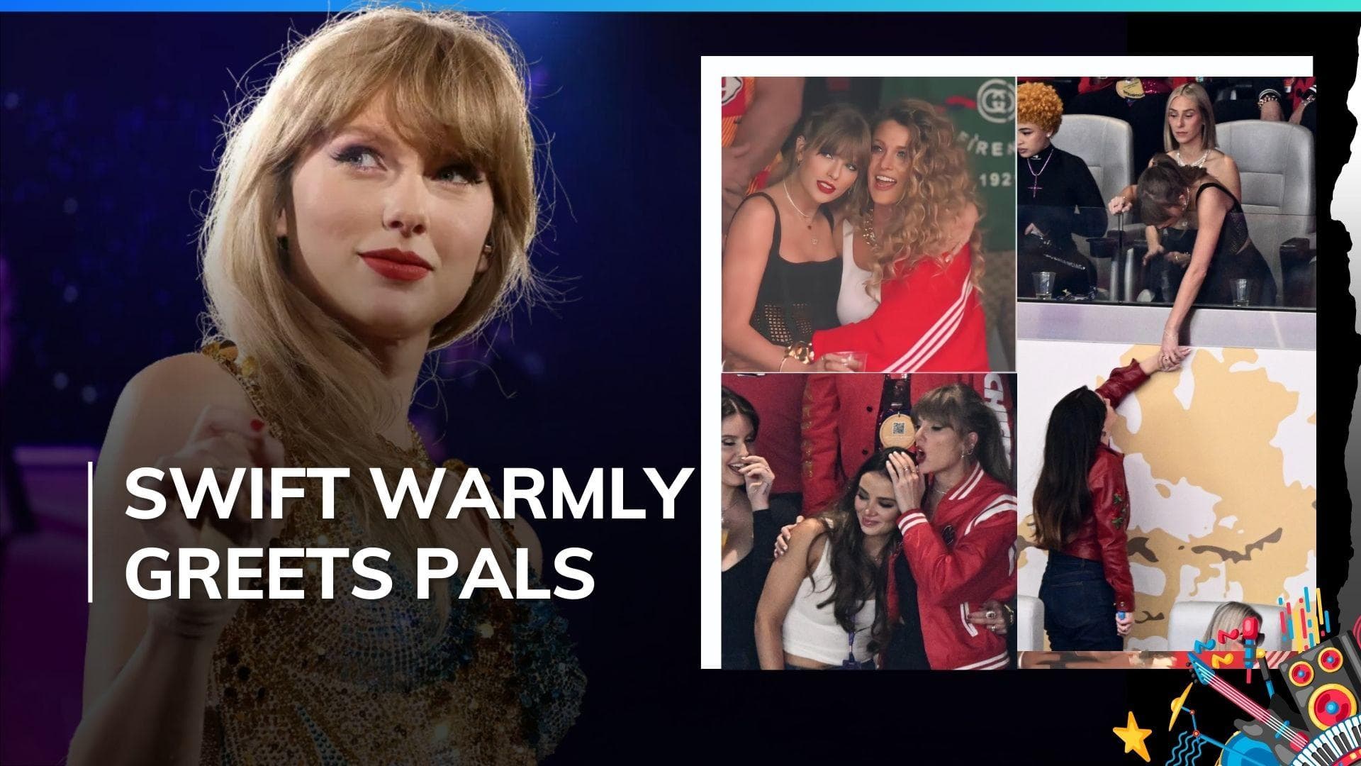 Super Bowl 2024: Taylor Swift shares adorable moments with Lana Del Rey and Blake Lively; see pics