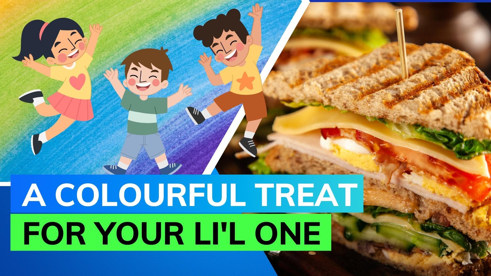 Children's Day 2023: Treat your kiddo with this colourful and yummy 'Rainbow Blast Sandwich'