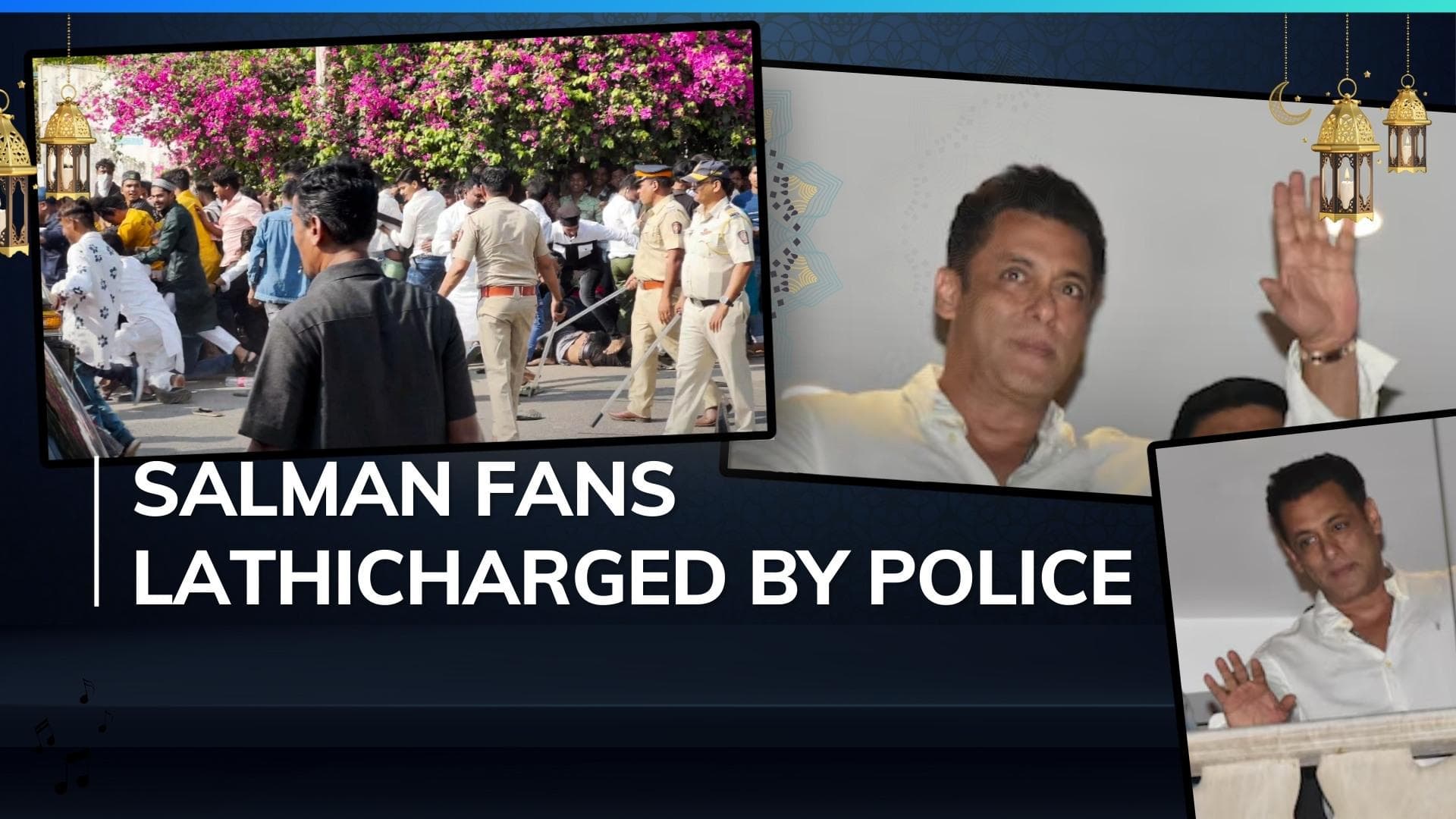 Eid 2024: Salman Khan greets fans gathered outside Galaxy hours after a minor chaos 