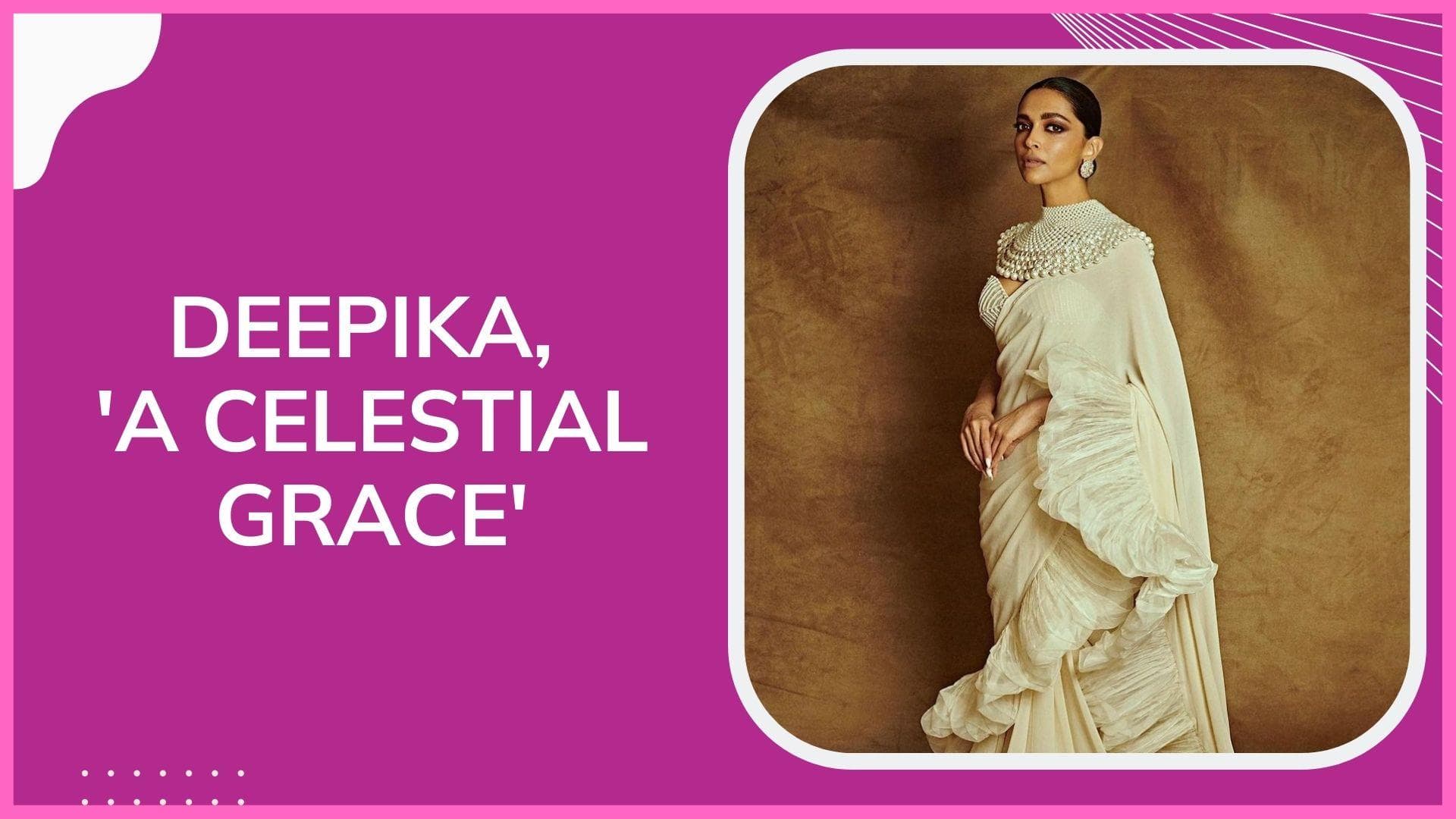 Cannes 2022: Deepika Padukone looks divine in off-white saree at closing ceremony