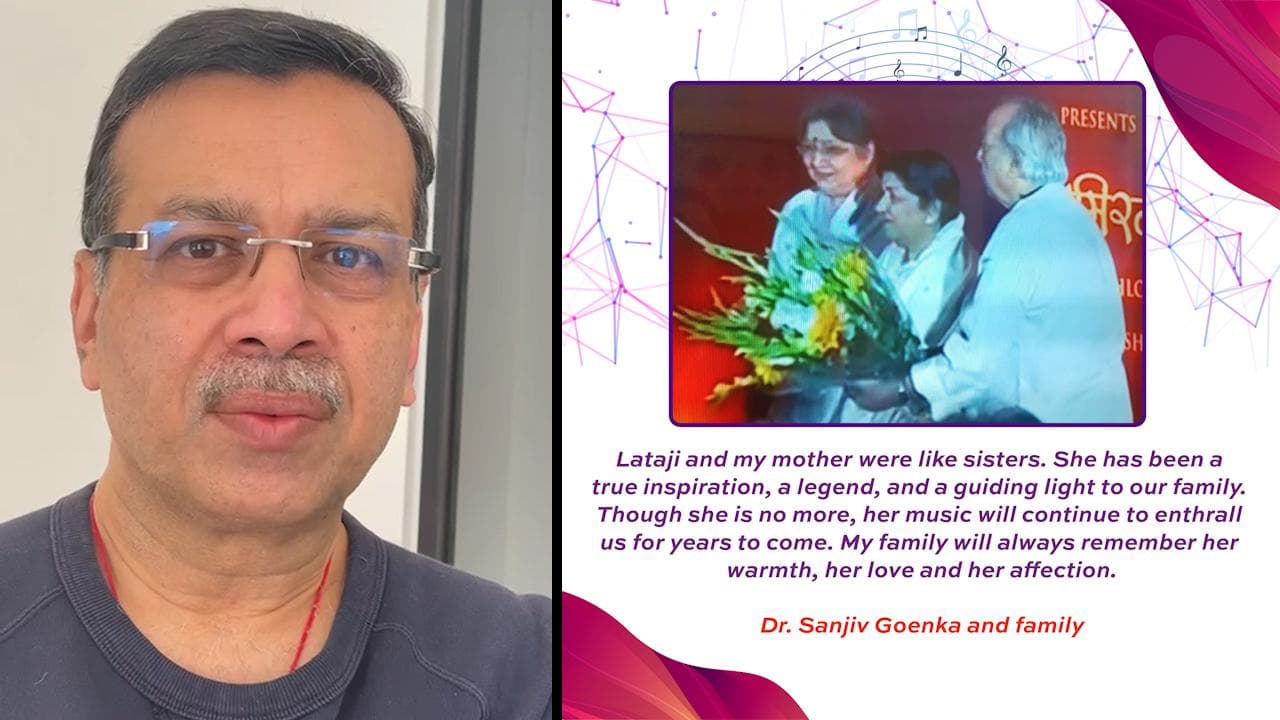 RPSG's Sanjiv Goenka pays tribute to Lata Mangeshkar