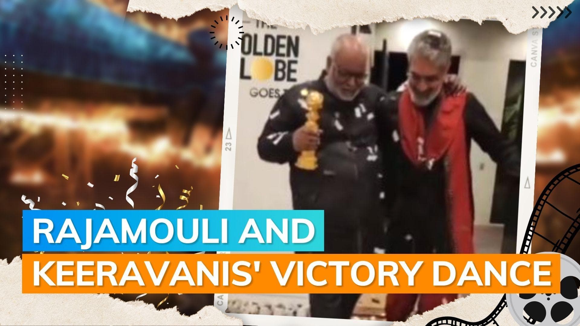 Golden Globes 2023: SS Rajamouli and MM Keeravani dance to 'Naatu Naatu' after a historic win