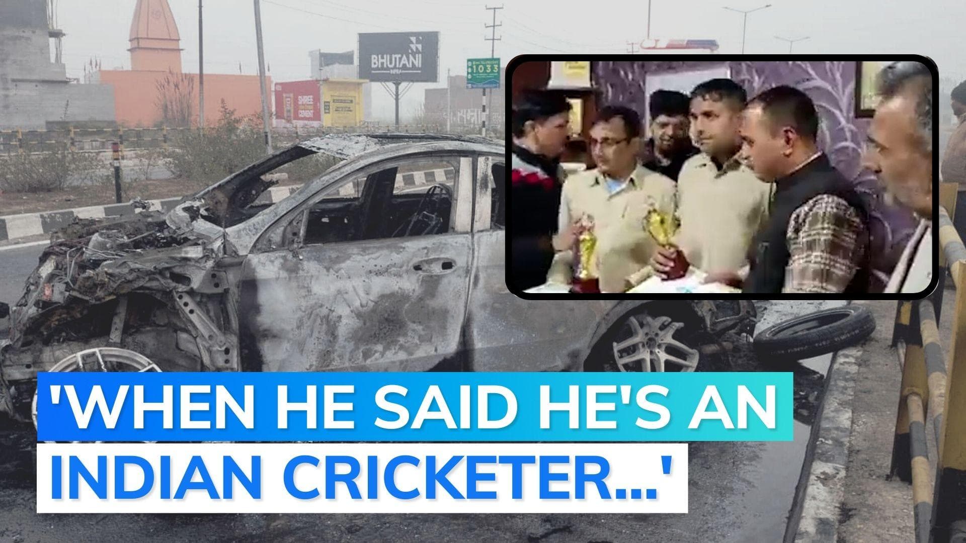 Rishabh Pant's accident: staff honoured by Haryana Roadways for rescuing cricketer