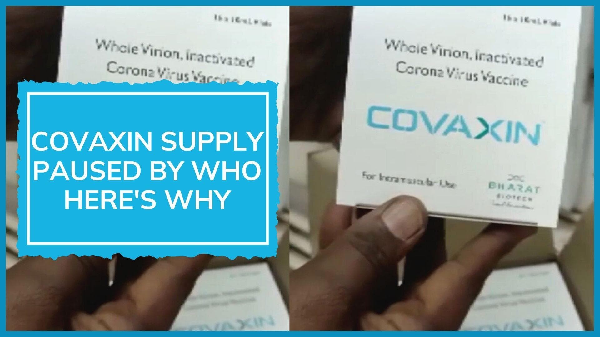 Why Covaxin supply was halted by WHO, what Bharat Biotech said | Covid vaccine