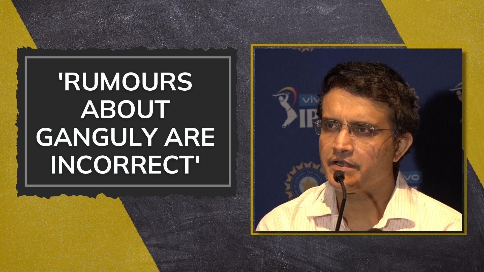 BCCI president Sourav Ganguly reveals true meaning of his cryptic tweet