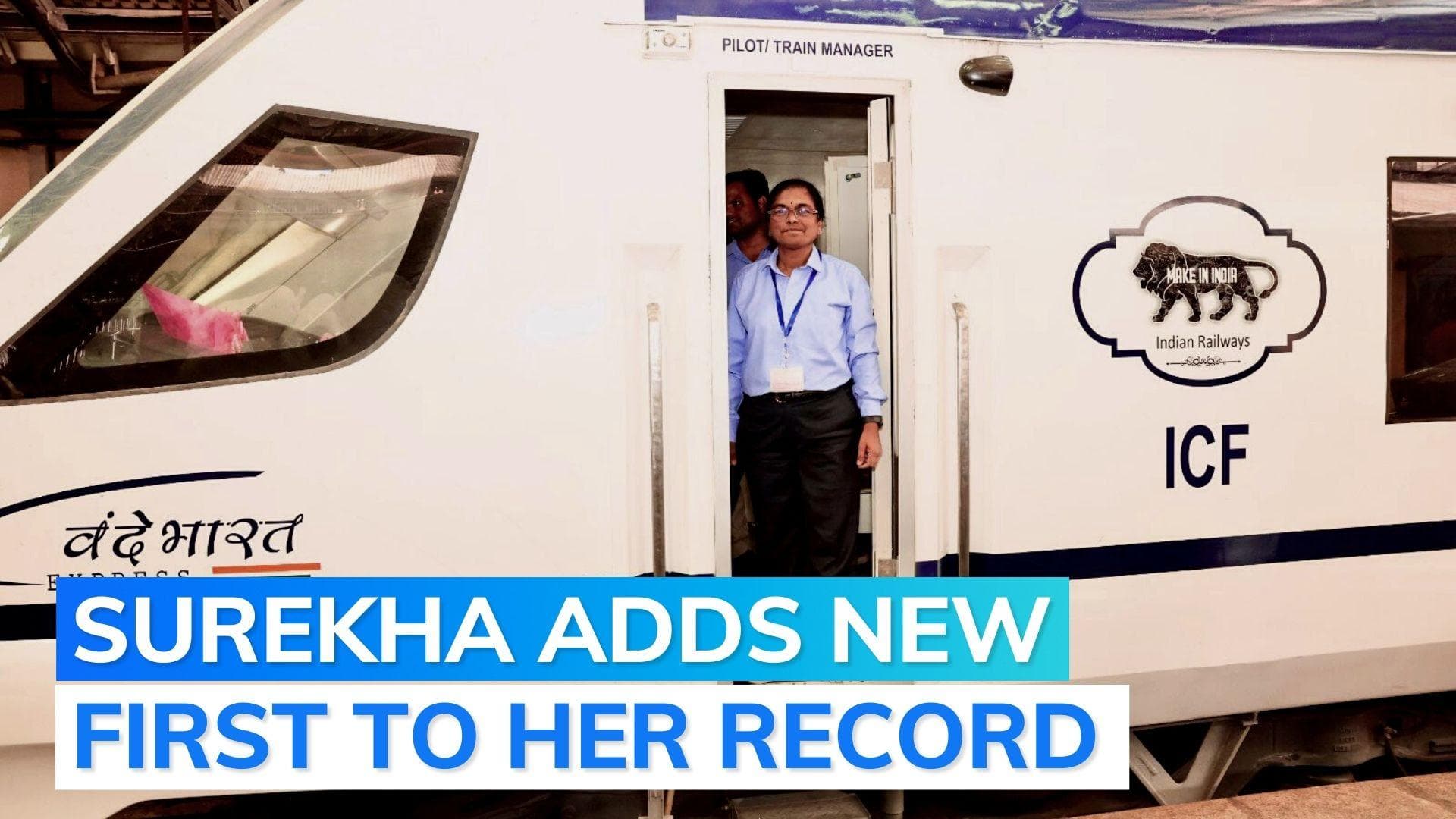 Asia's first woman train driver becomes first woman to operate Vande Bharat Express