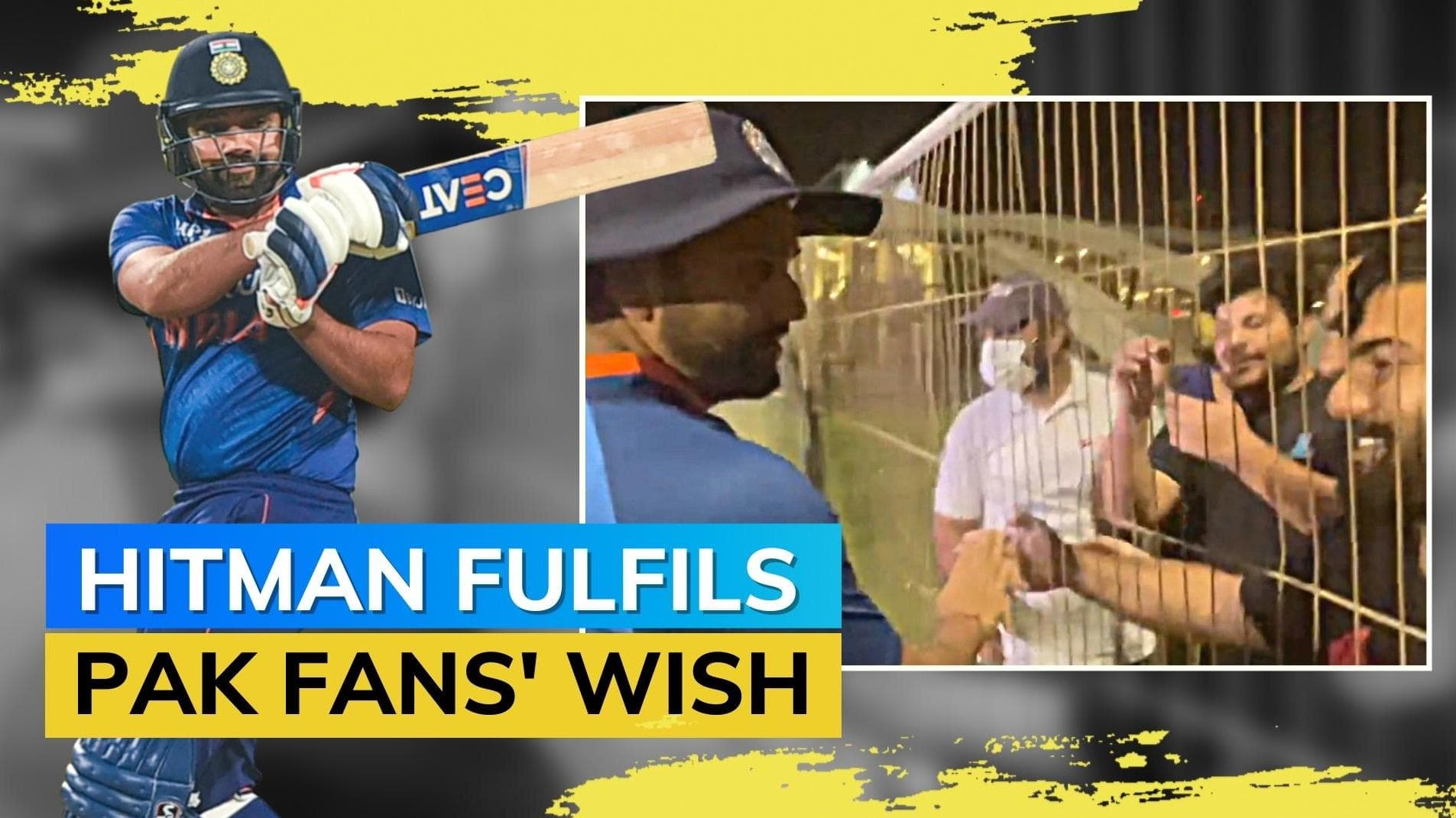 Asia Cup 2022: Watch! Rohit Sharma steps out of the ground to meet Pakistan fans