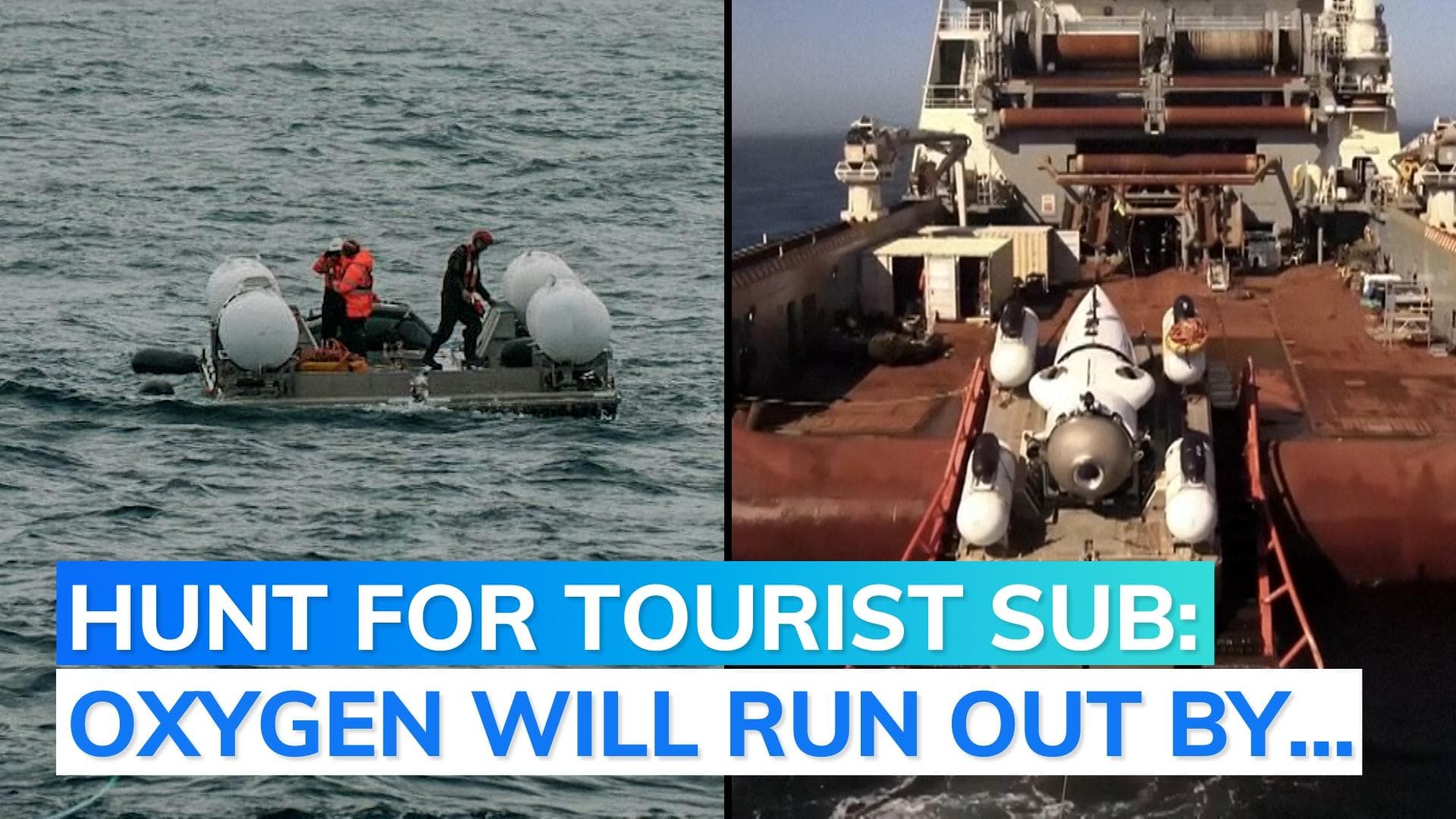 Missing Titanic submersible: Less than 40 hours of oxygen left