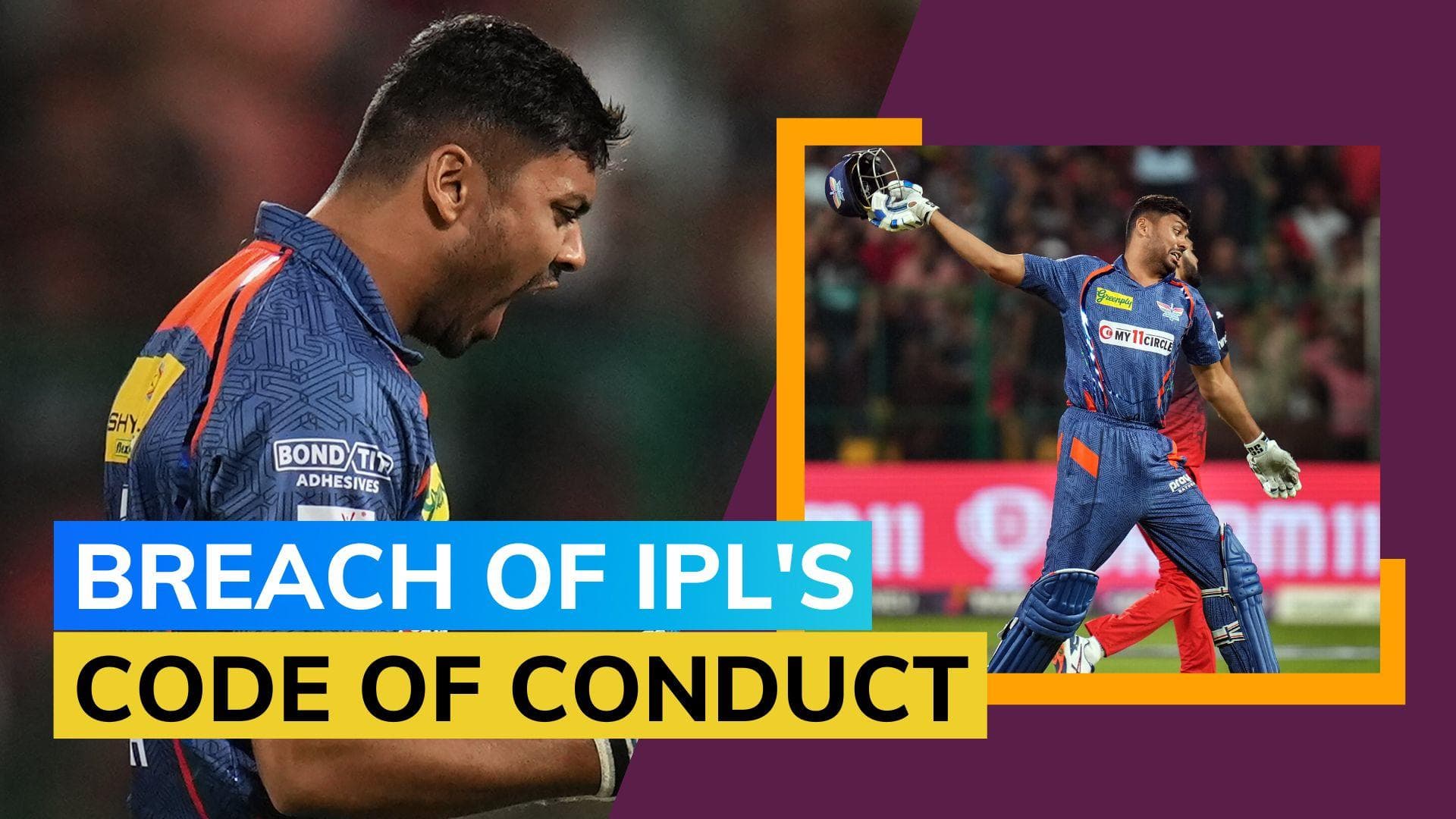 IPL 2023, RCB vs LSG: Avesh Khan reprimanded for throwing helmet after thrilling win