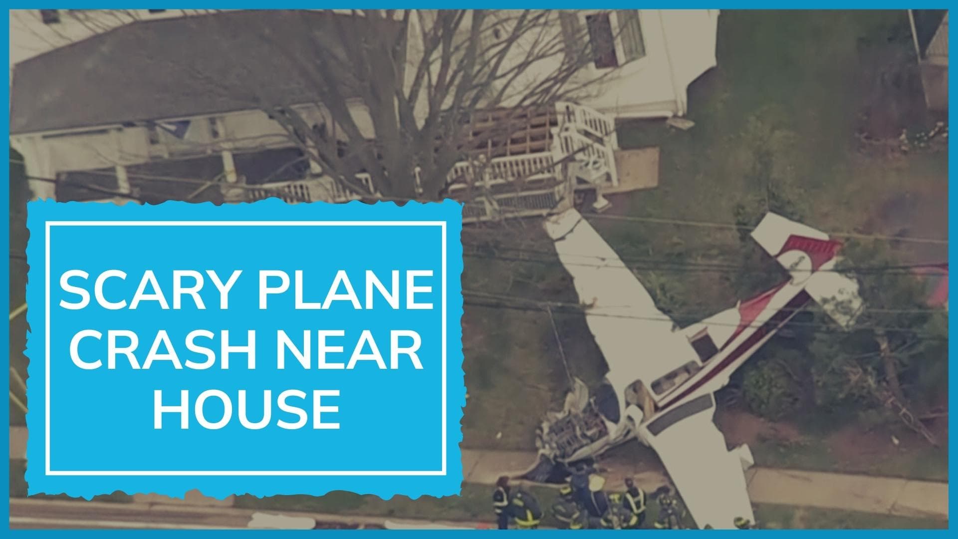 Watch: Plane crashes outside house in USA's New Jersey; pilot survives