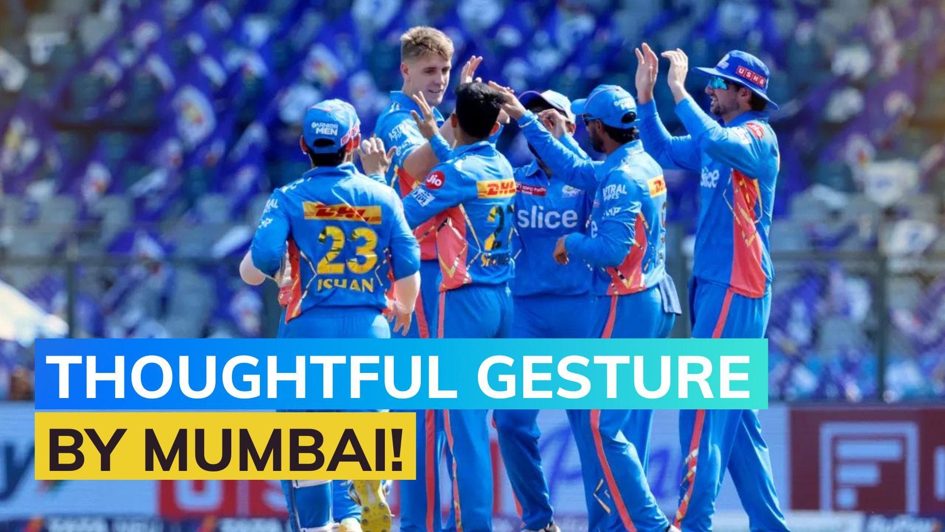 IPL 2023: Here's why Mumbai Indians donned the WPL jersey in game vs KKR 