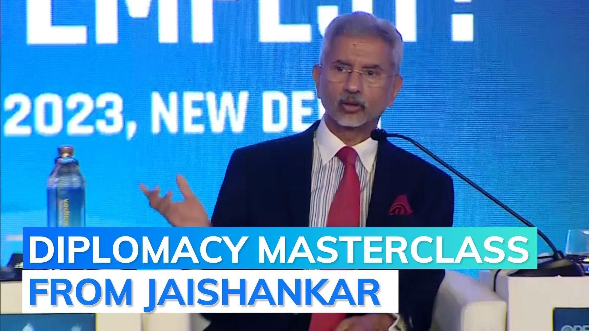 Captain Modi gives his bowlers certain freedom: Jaishankar at RaisinaDialogue2023