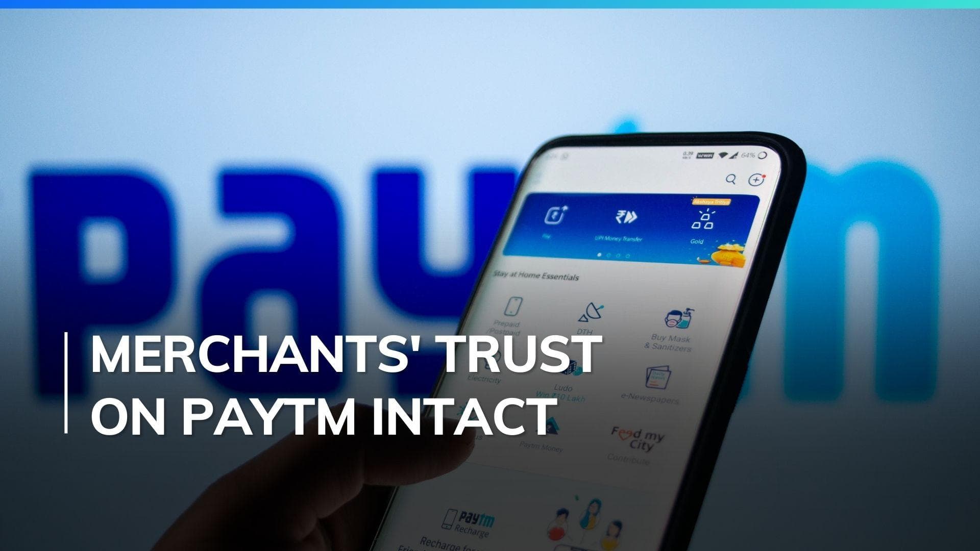 No impact on merchants' trust on Paytm even after RBI's action: Survey 