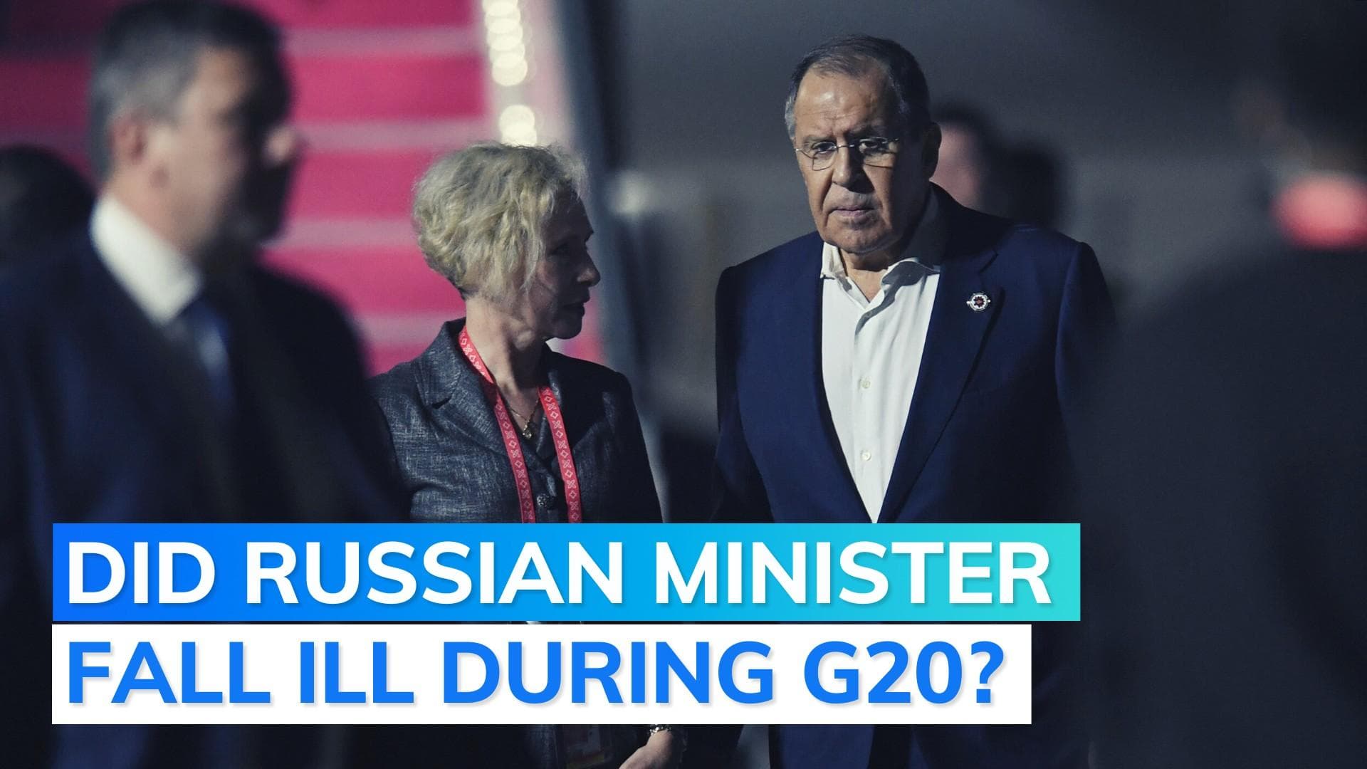 Truth vs 'height of fakery' over Russian foreign minister Sergey Lavrov's health