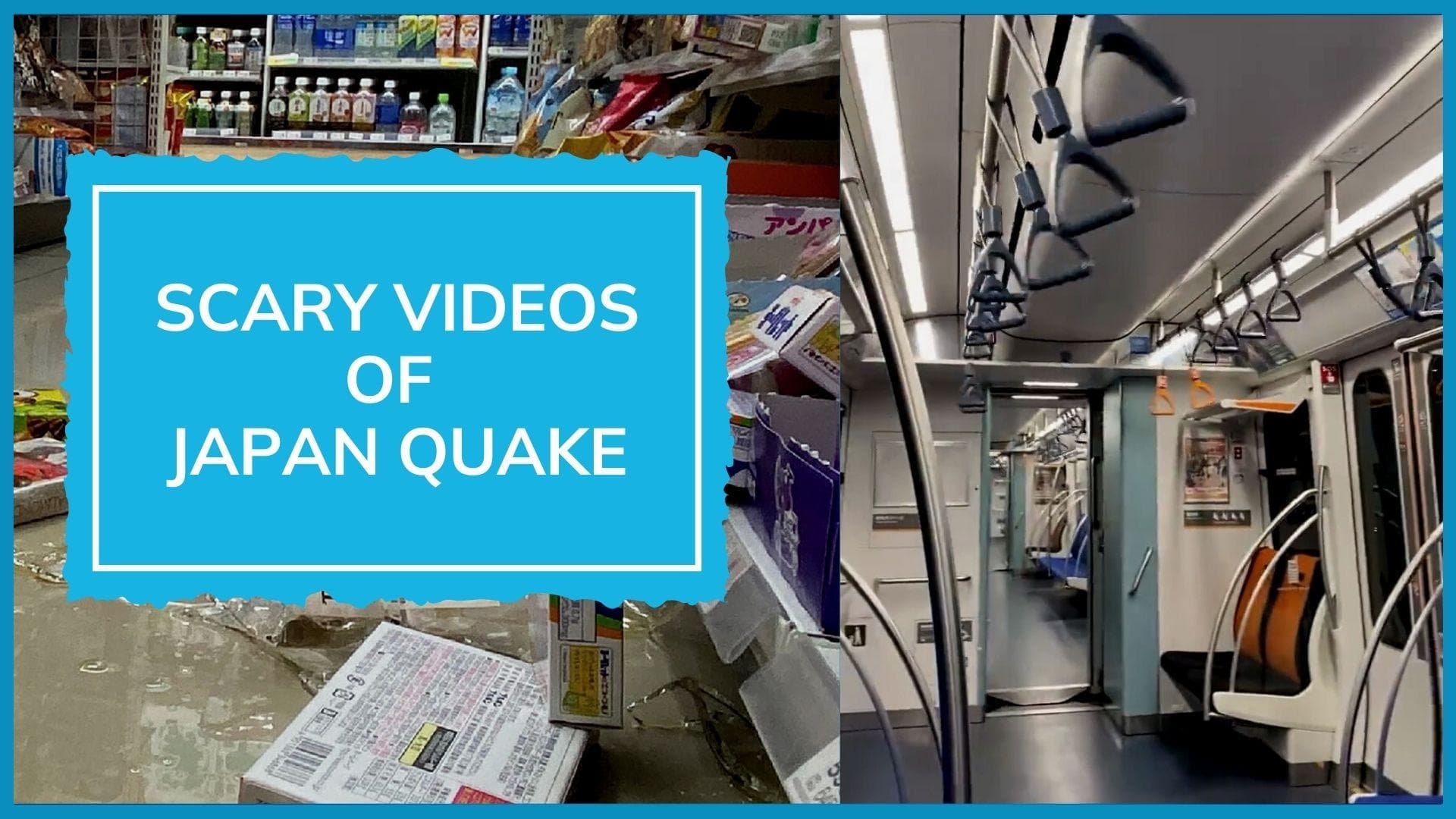 Japan earthquake: Watch metro train swing wildly; videos from inside houses, CCTVs; tsunami warning