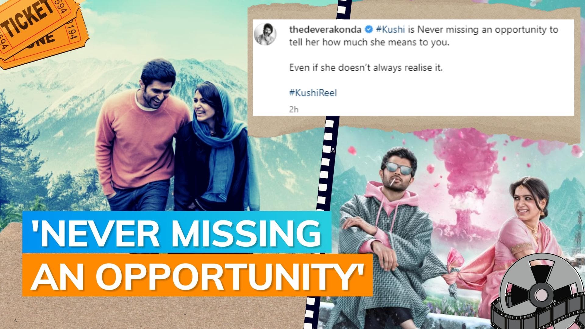 Vijay Deverakonda expresses love for ‘Kushi’ co-star Samantha Ruth Prabhu; shares BTS video