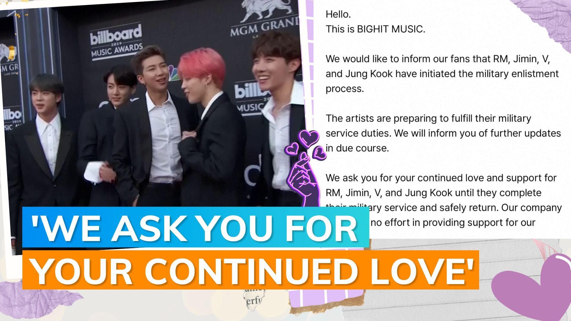 BTS’ RM, Jimin, Jungkook and V initiate military enlistment procedure