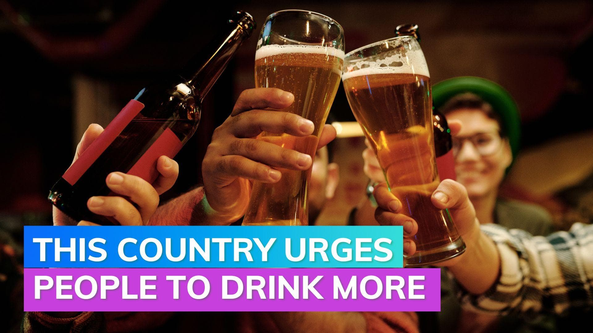 This country is encouraging its sober young people to drink more to boost economy 