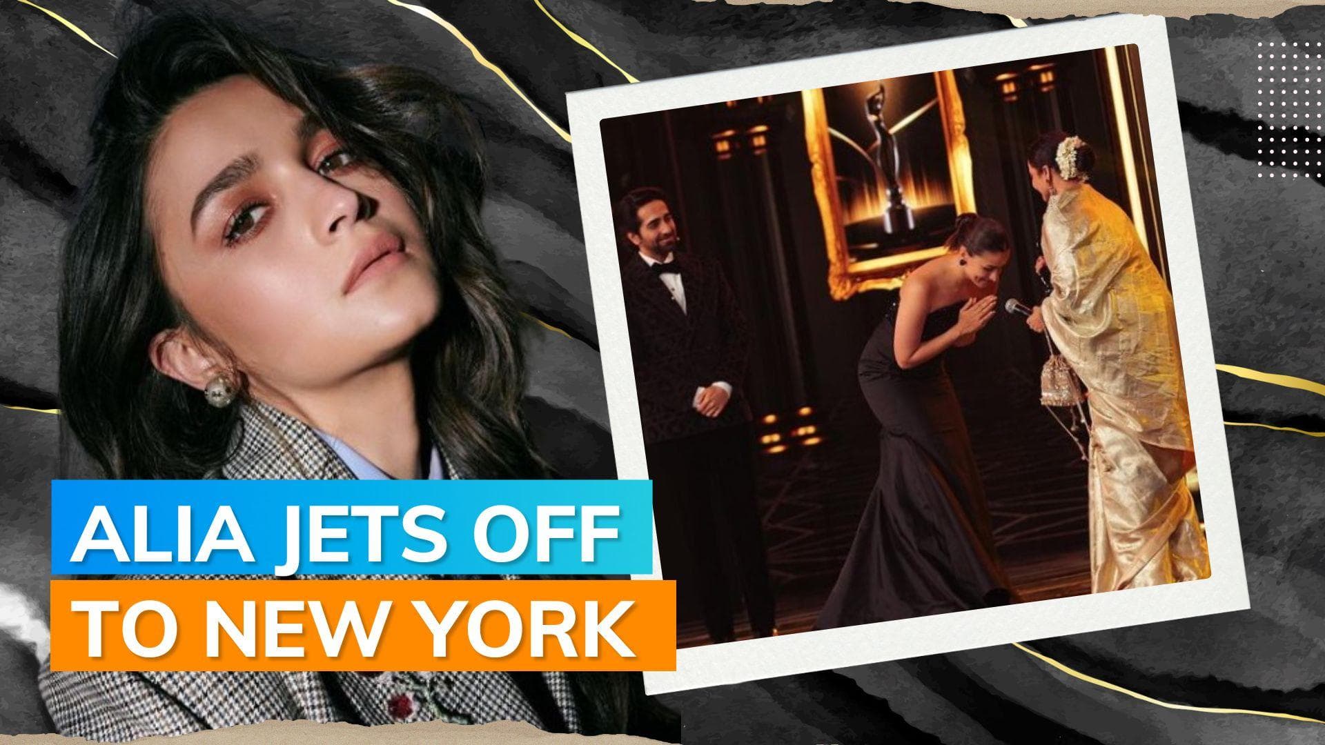 Alia Bhatt leaves for Met Gala; fans wish her 'all the best'