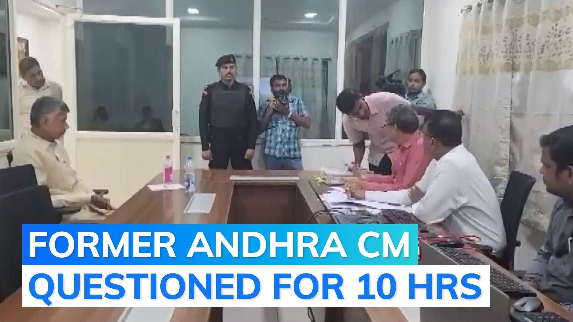 Arrested in alleged corruption case, former Andhra CM Naidu produced in court