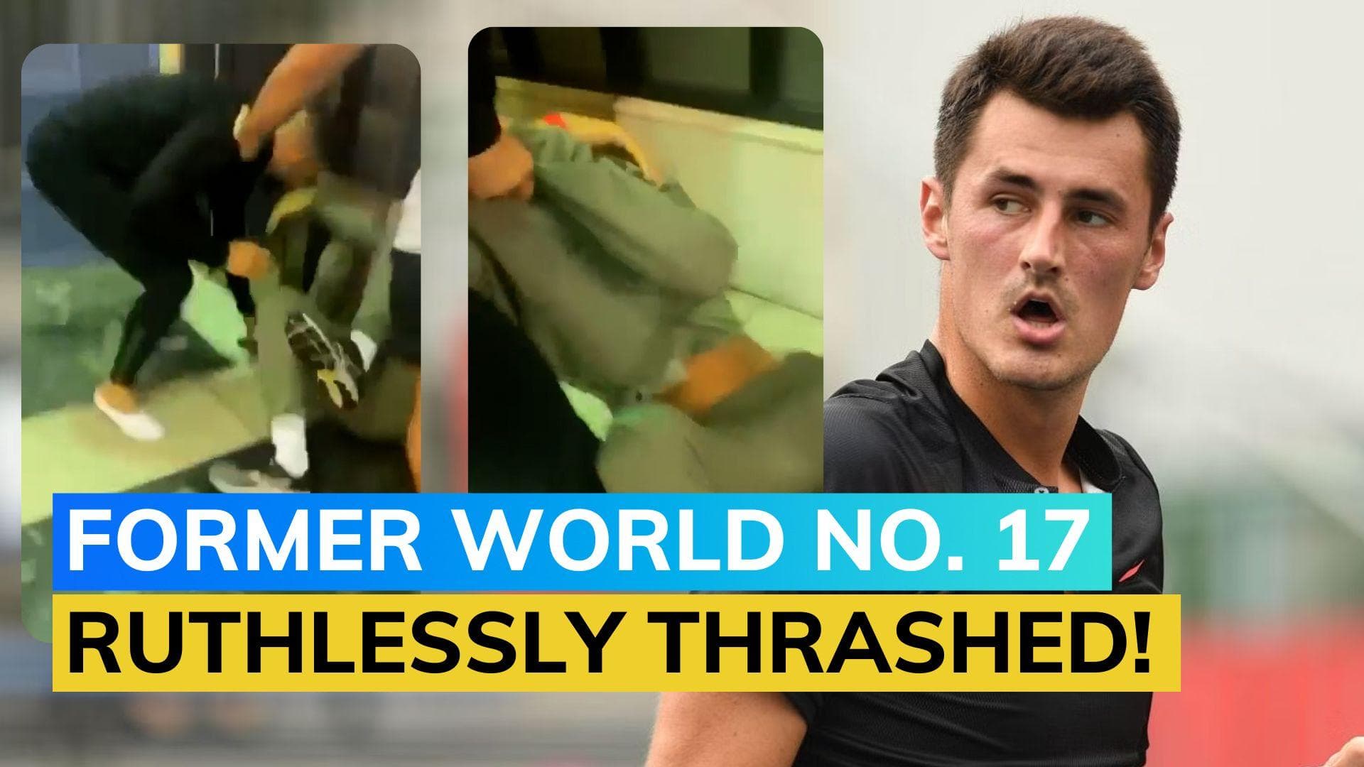 Video of tennis star Bernard Tomic being brutally beaten up surfaces but there’s a catch | Watch