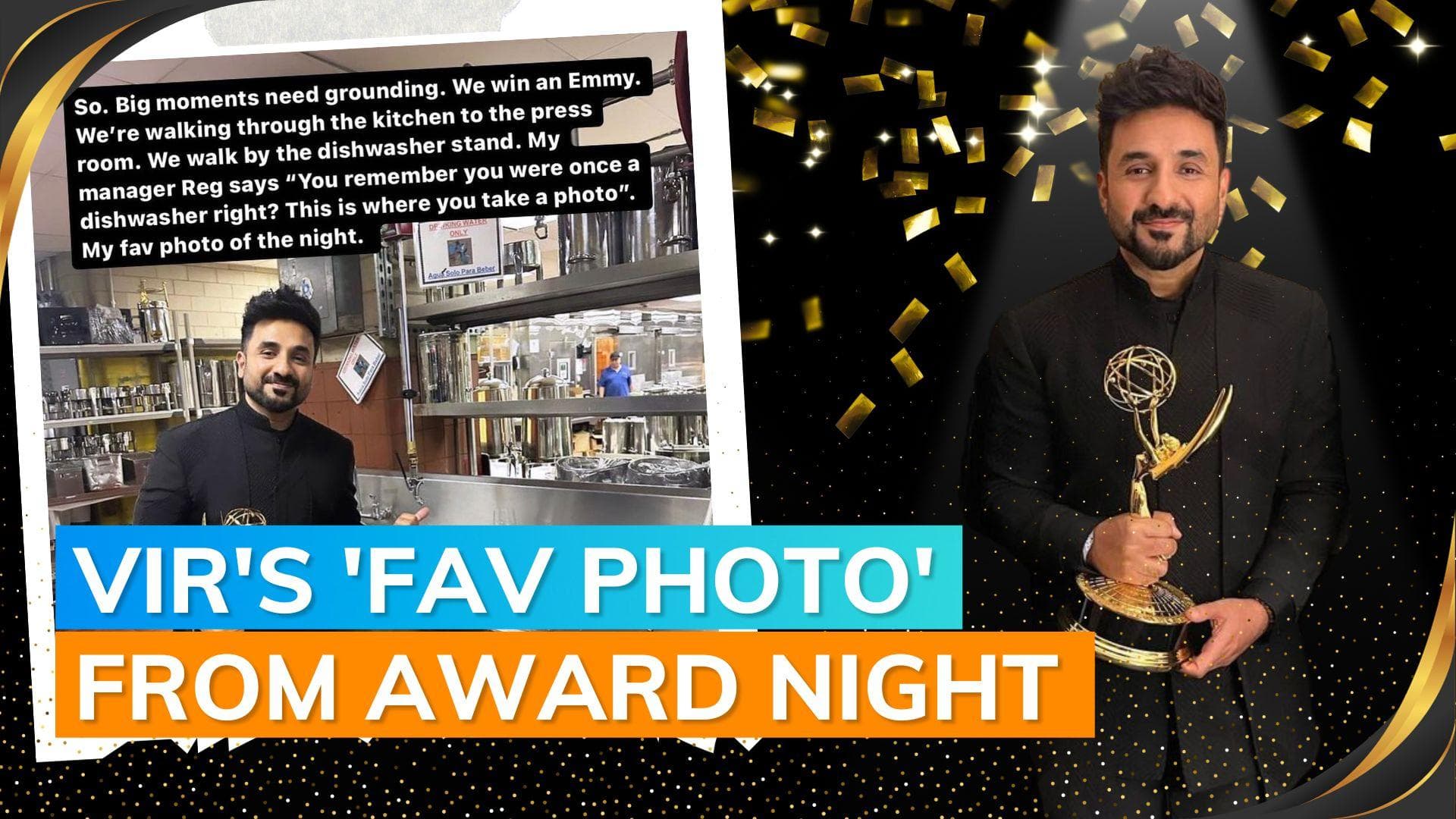 Vir Das shares special post after Emmy win, reveals he was ‘dishwasher once’
