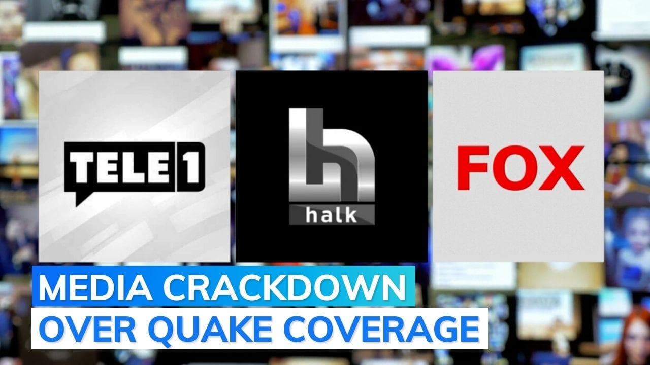 Turkey's media watchdog fines three outlets for quake coverage