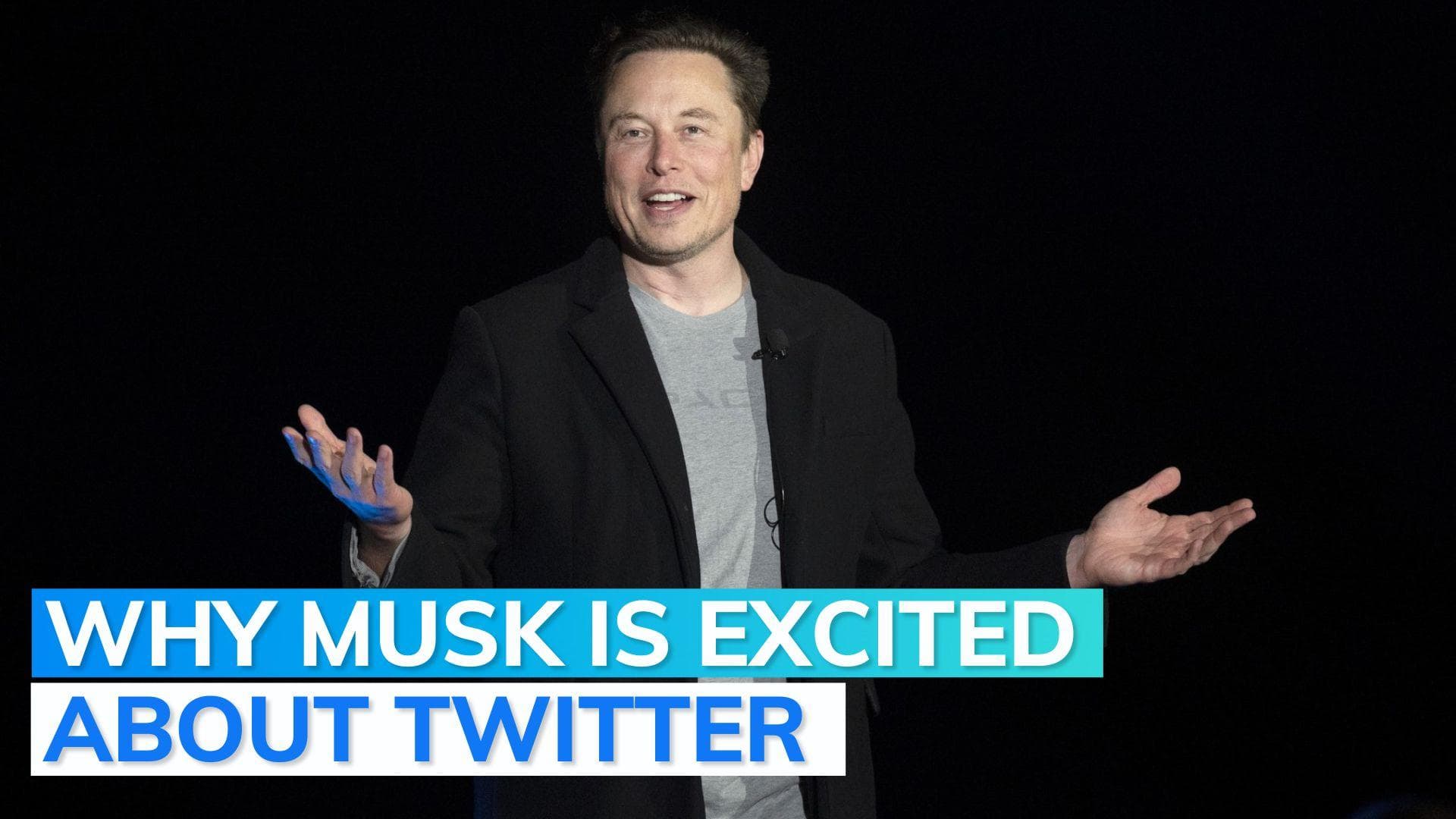 Musk says he's 'excited' about buying Twitter despite overpaying