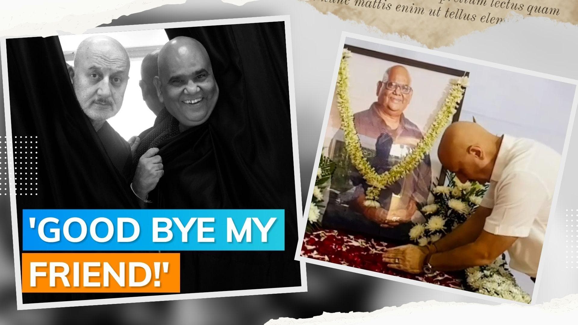 Anupam Kher pays tribute and pens an emotional note for his close friend Satish Kaushik: 'I forgive you'