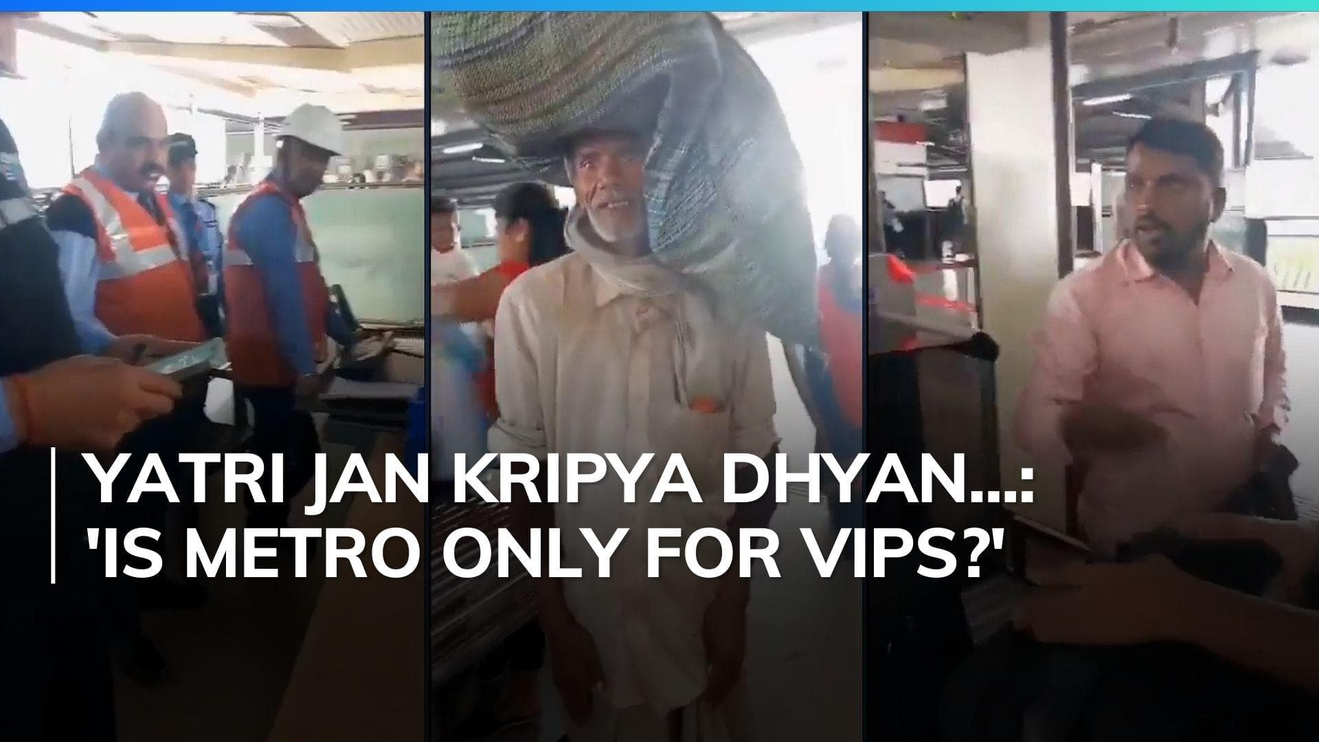 Farmer told he's 'inappropriately dressed', stopped from boarding metro; video goes viral 