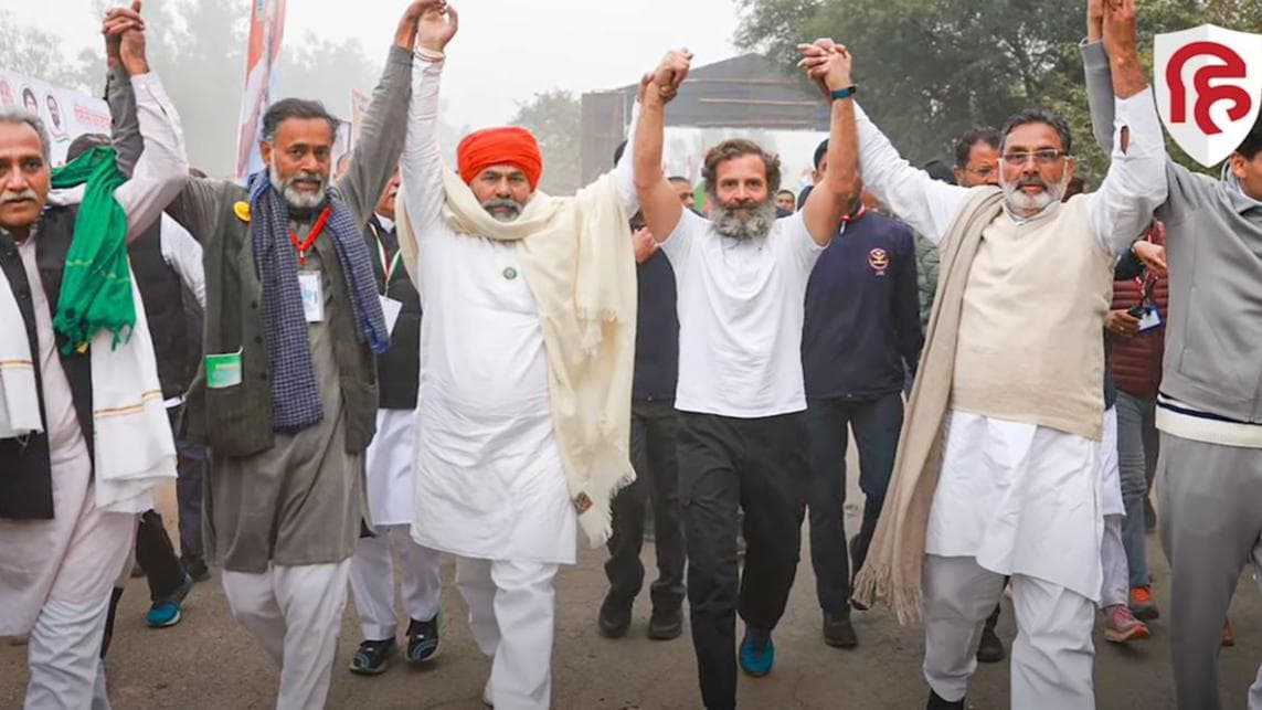 Bharat Jodo Yatra: राकेश टिकैत-राहुल गांधी की मुलाकात, किसान और जाट राजनीति साध पाएंगे राहुल ? BKU