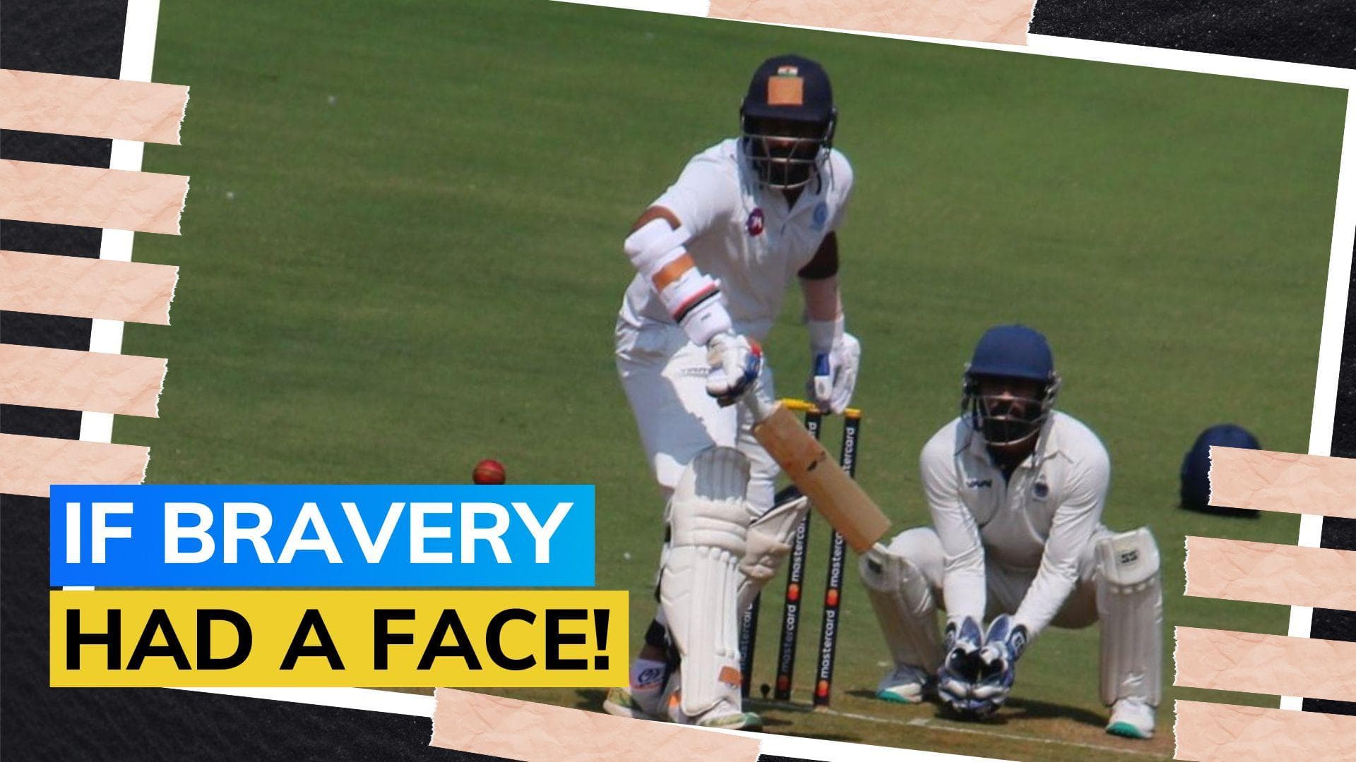 Watch! Hanuma Vihari bats one-handed despite broken wrist in Ranji Trophy