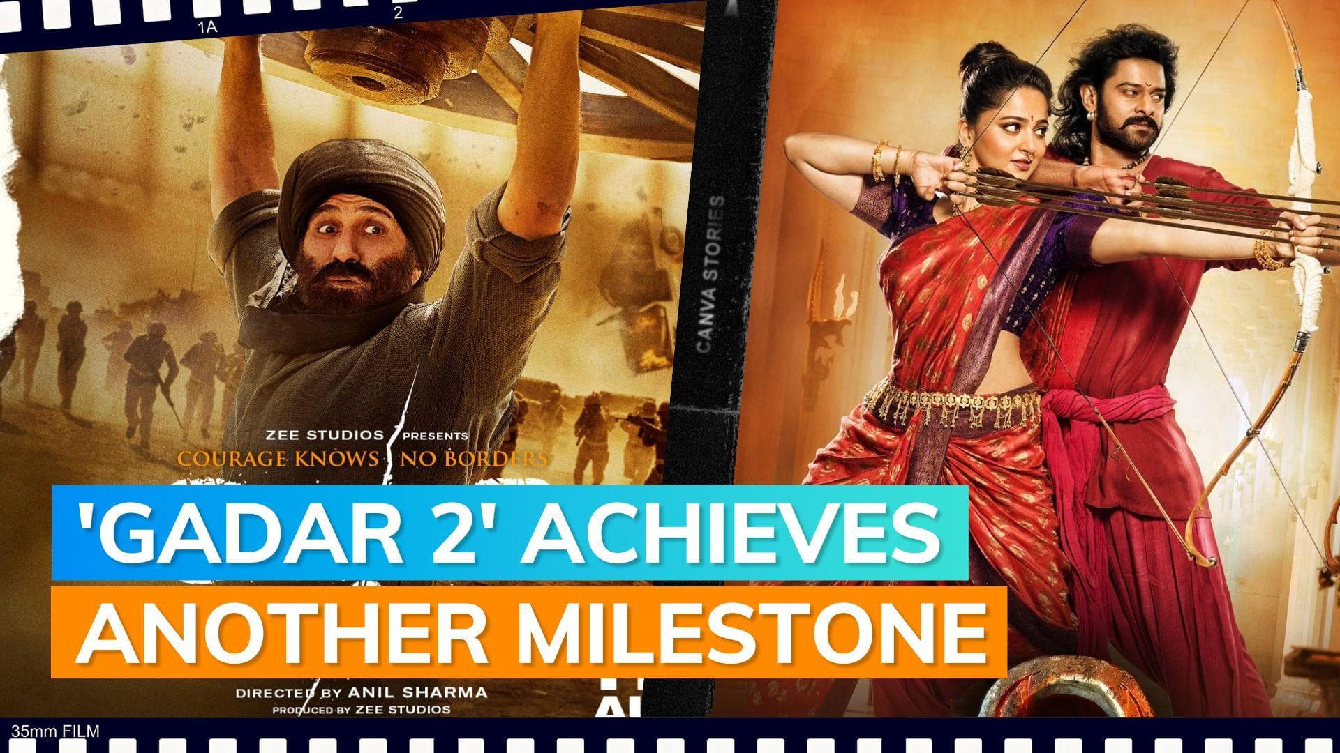 ‘Gadar 2’ beats Prabhas starrer ‘Bahubaali 2’ to become 2nd highest-grossing Hindi movie in India