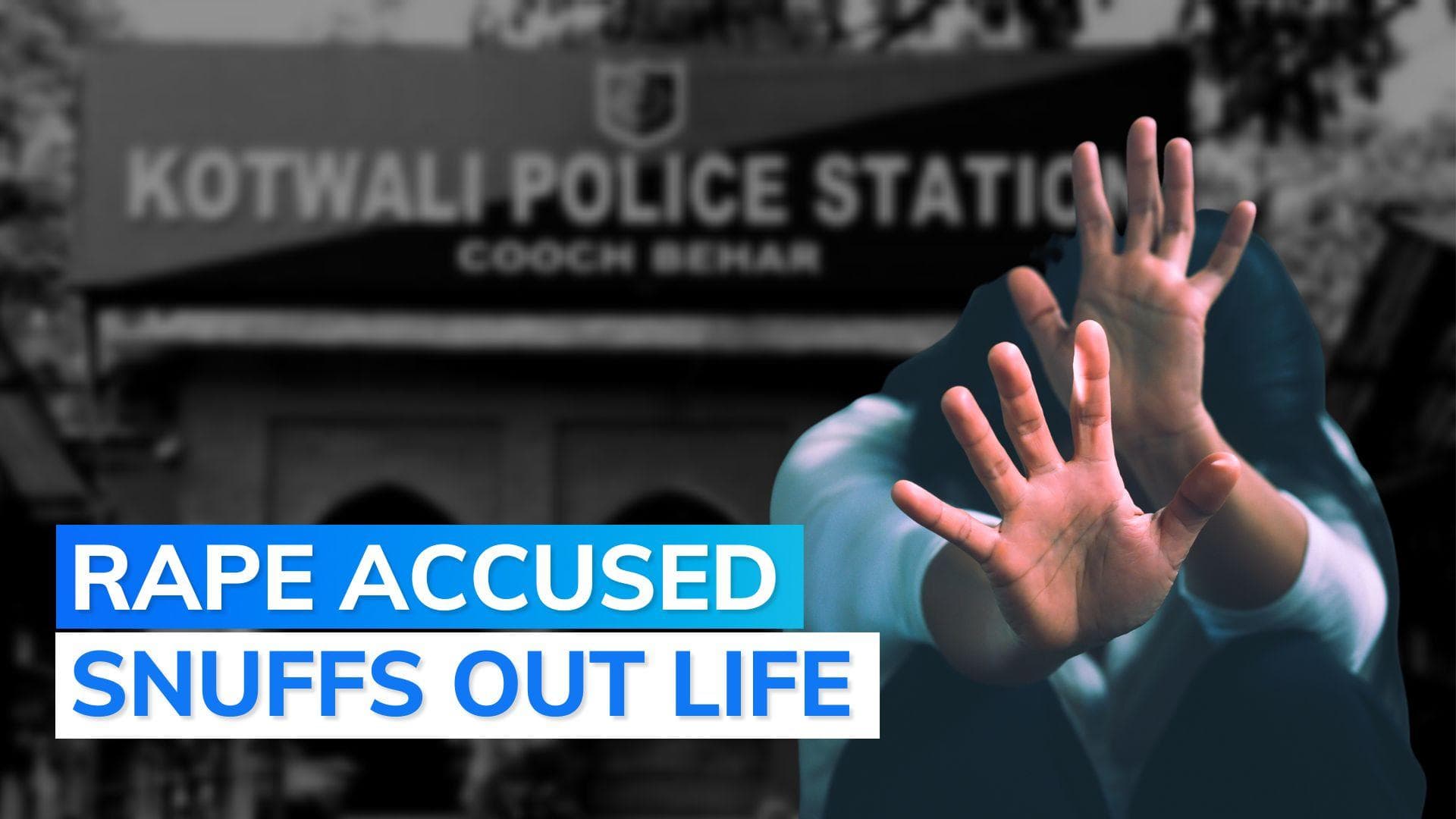 Man accused of rape dies after self-immolation outside police station