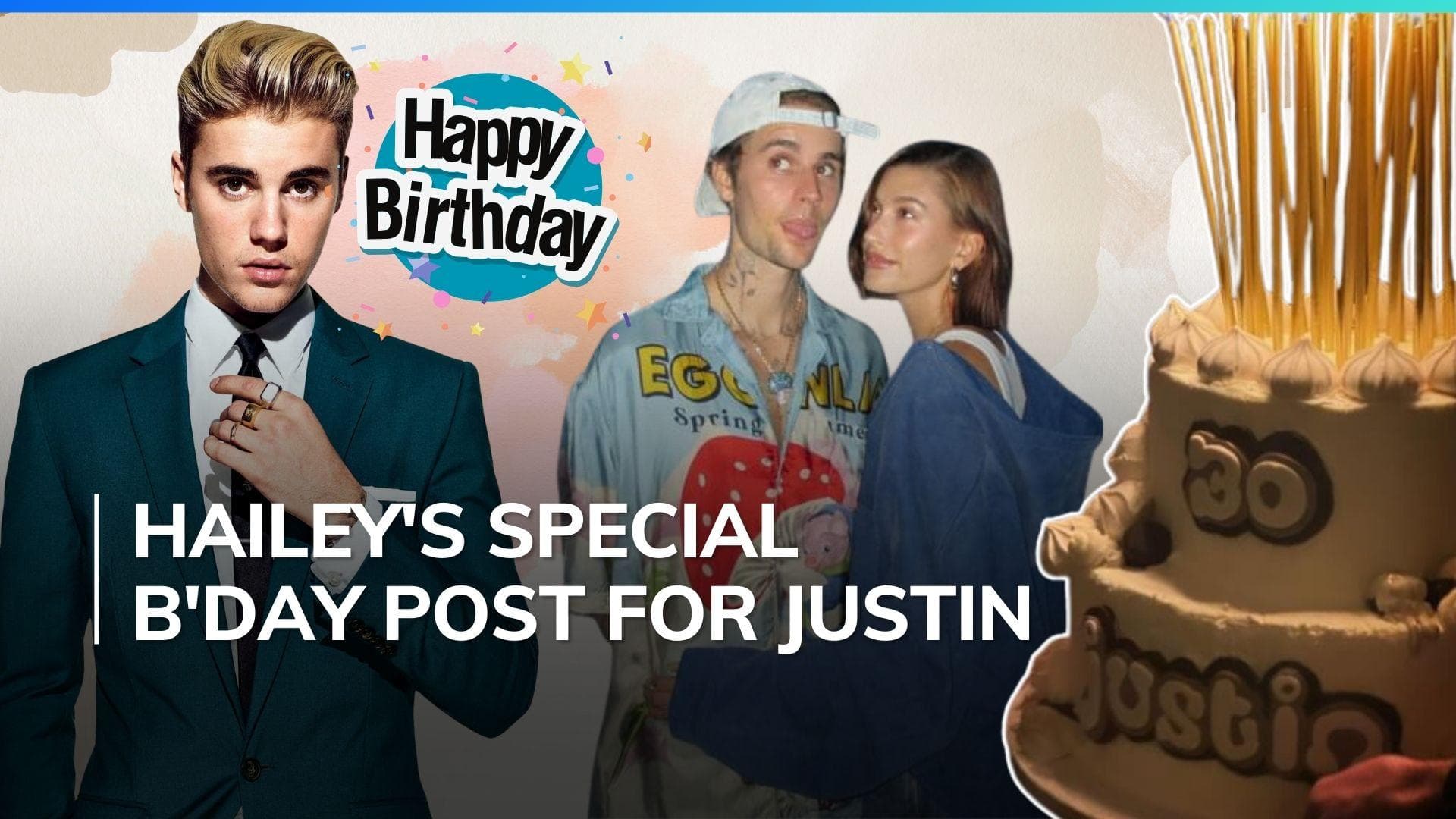 Amid rumours, Hailey Bieber posts emotional note for husband Justin Bieber on his birthday; pics inside 