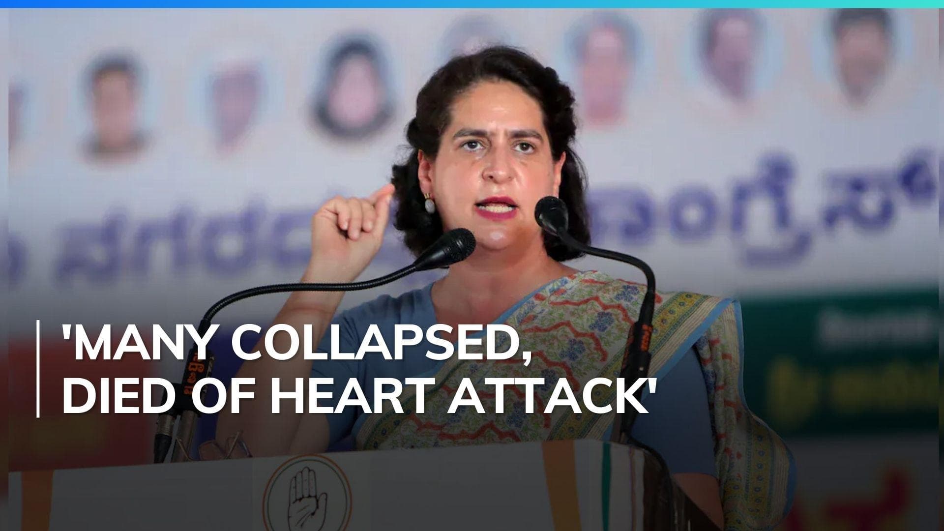 Priyanka Gandhi Vs PM Modi: in Amethi, Congress leader invokes Covid vaccine fear, heart attacks