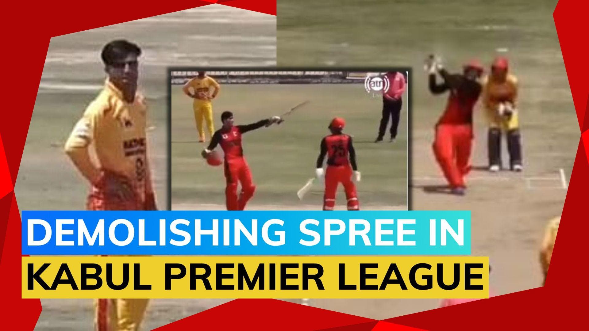 WATCH! Sediqullah Atal scores 48 runs in 1 over, smashes record breaking 7 sixes