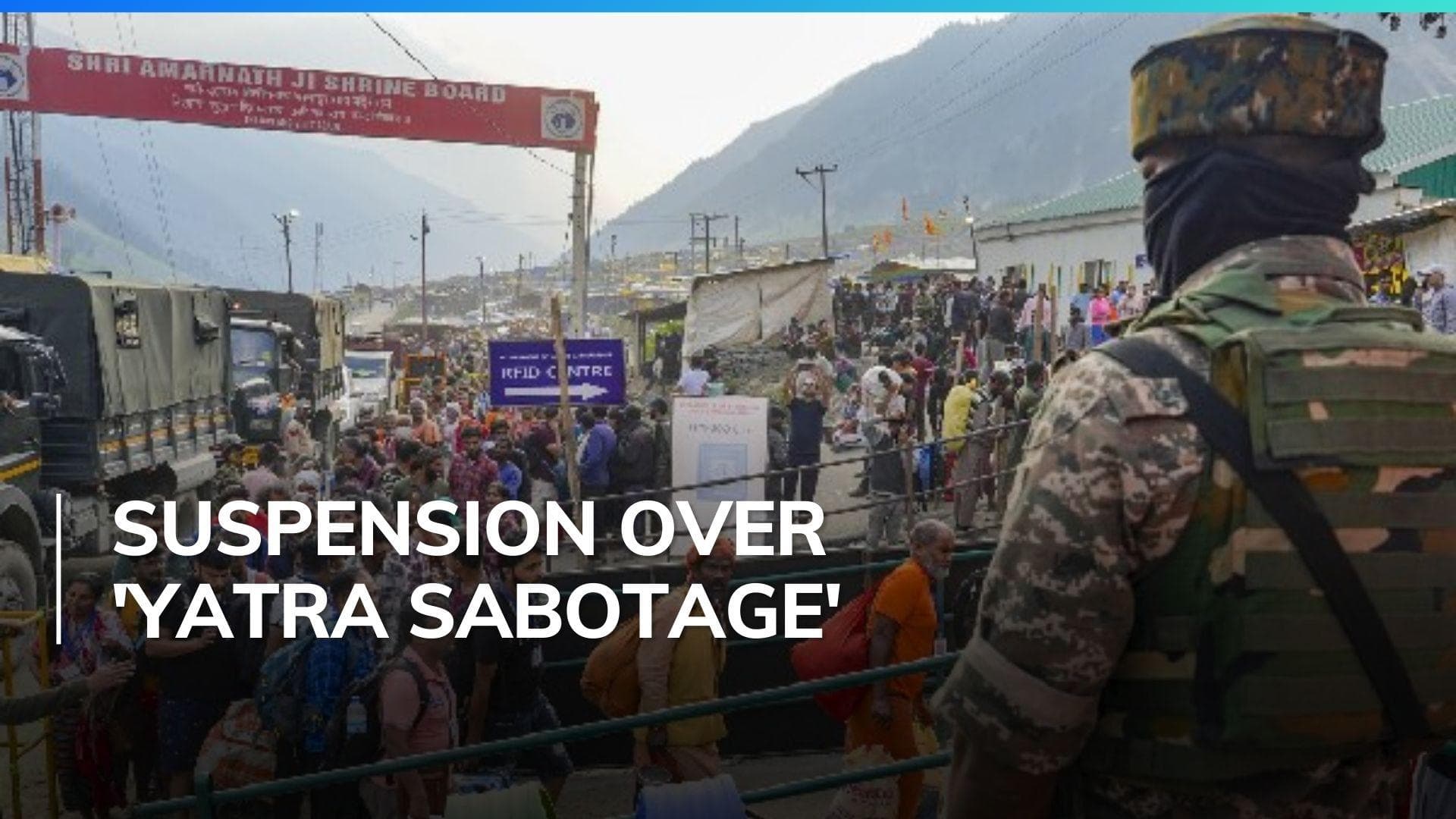 Officer suspended in Srinagar for 'sabotaging' Amarnath Yatra: report
