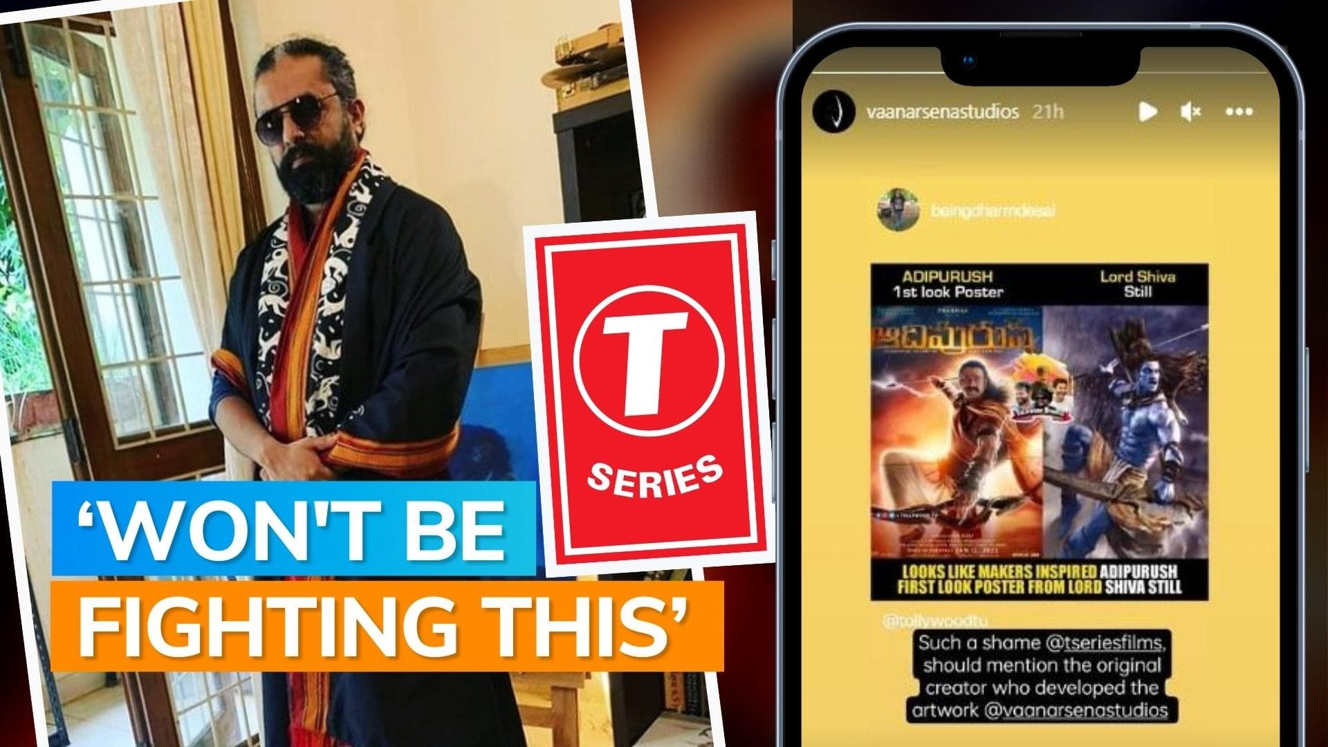 Animation studio claims ‘Adipurush’ poster is a copy: ‘T- Series should mention the original creator’