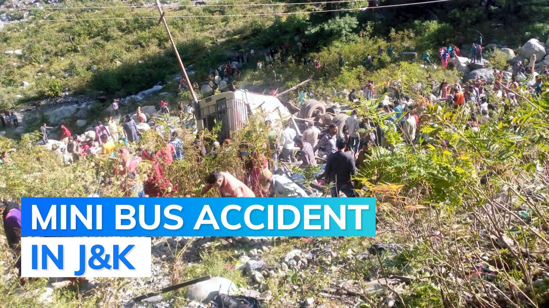 J&K: Over 10 dead, several injured as mini bus falls into gorge in Poonch district