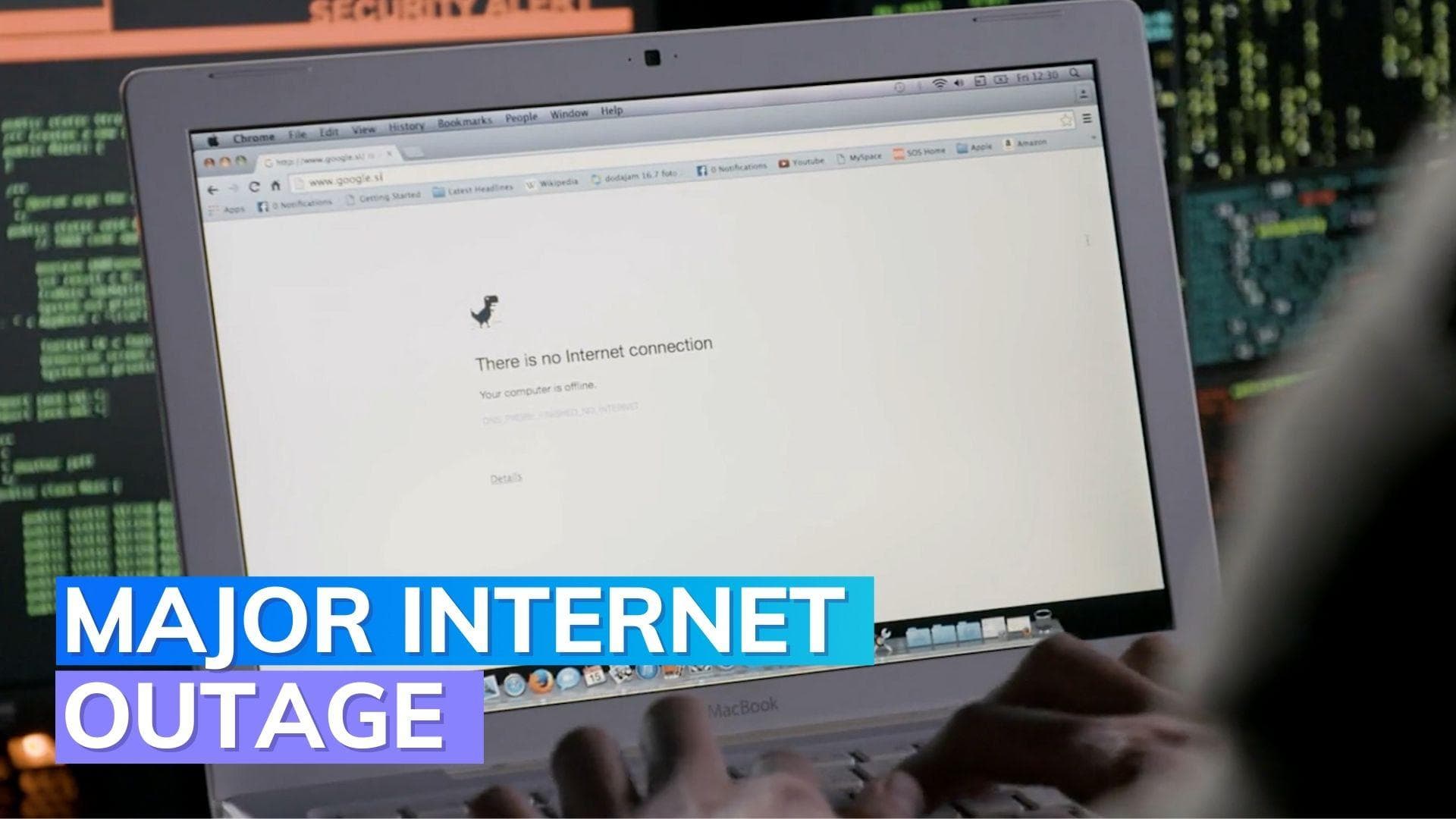 Large parts of the Internet were down: websites, apps affected