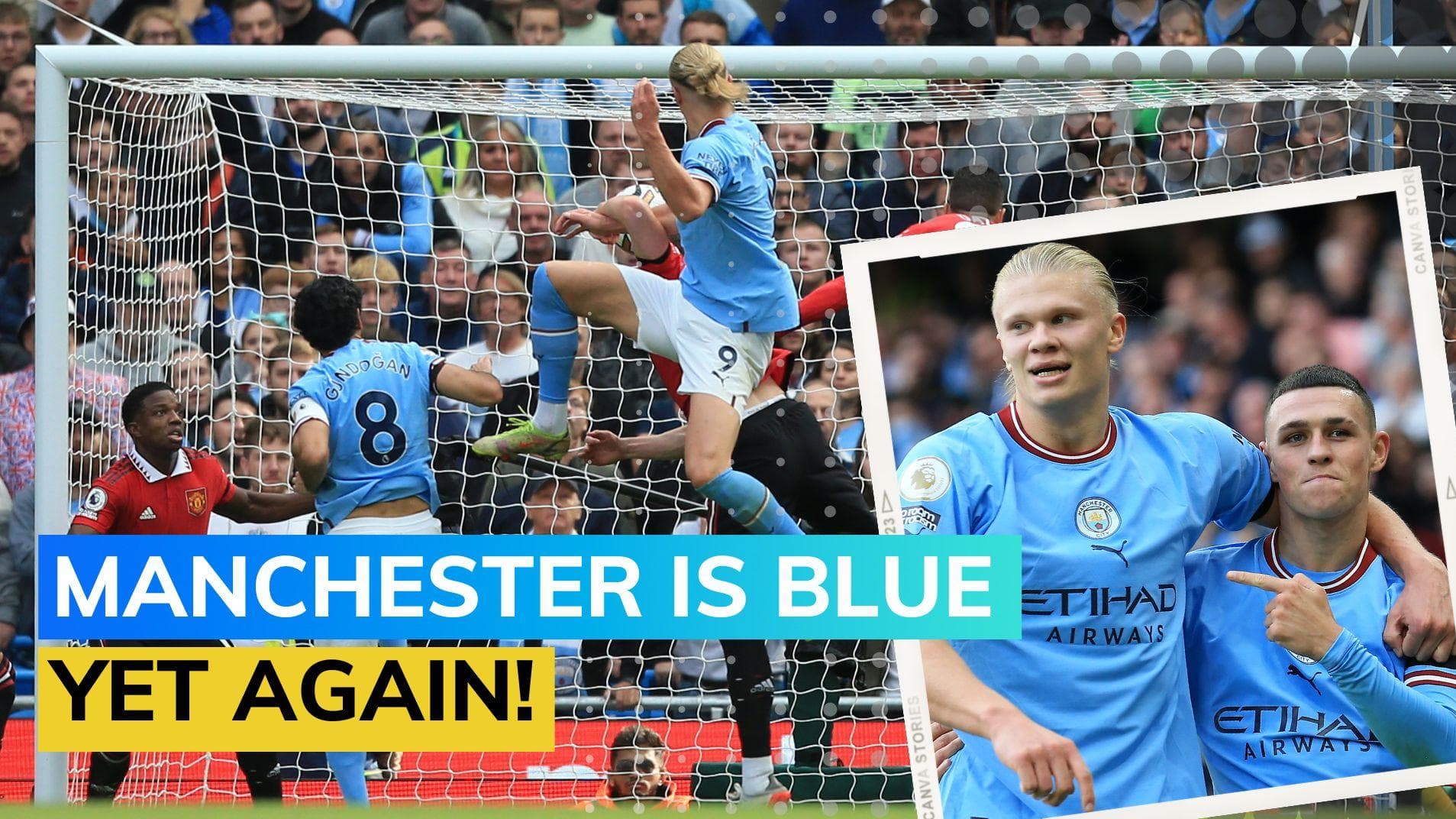 Haaland, Foden score hat-tricks as Manchester City pummel city rivals Manchester United 6-3