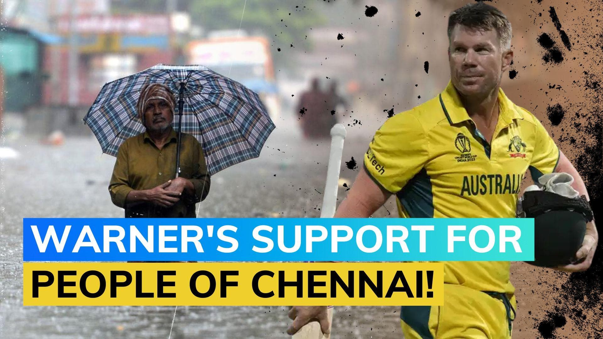 David Warner pens down heartfelt message, expresses concern for those affected by Chennai floods
