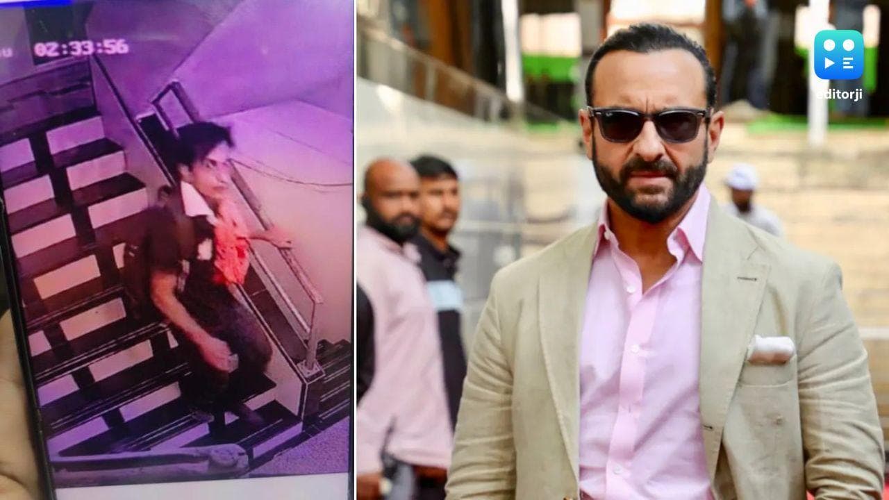Saif Ali Khan stabbed: Suspect caught on CCTV, Mumbai Police releases photo