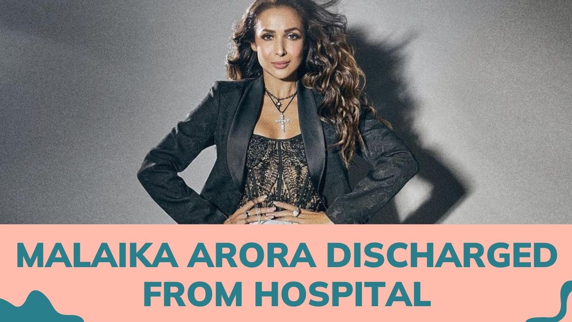 Malaika Arora gets discharged from hospital following a car accident