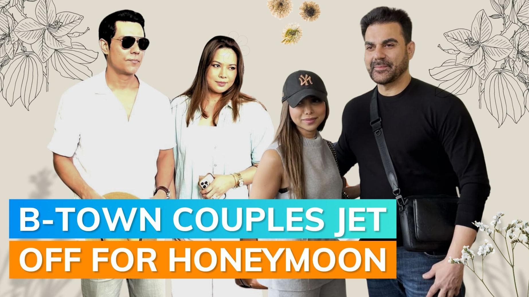 Bollywood Newlyweds Randeep Hooda-Lin Laishram & Arbaaz Khan-Sshura Khan take off for honeymoon: Watch