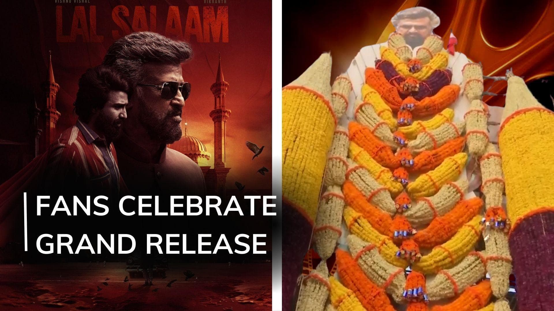 Rajinikanth fans rejoice 'Lal Salaam' release at Chennai theater | Watch