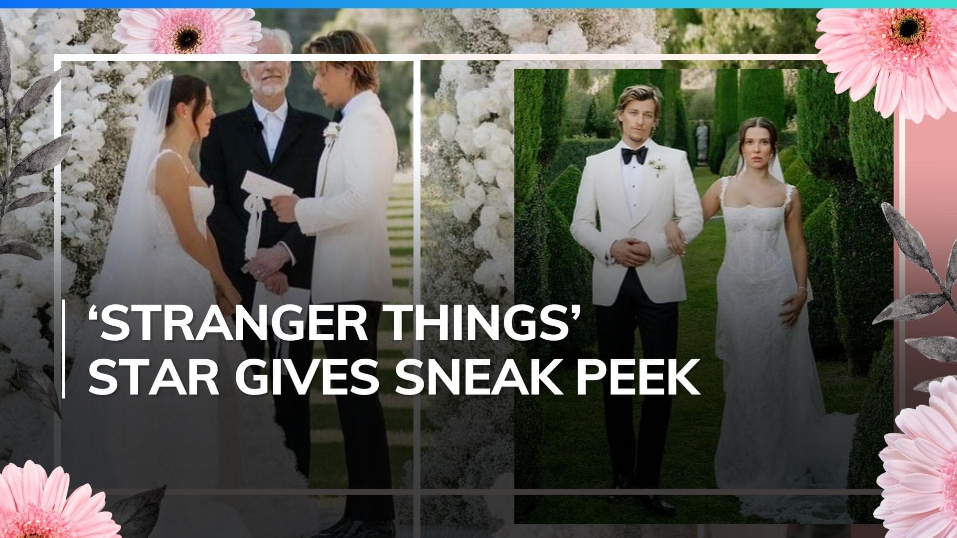 Who officiated Millie Bobby Brown’s wedding? 